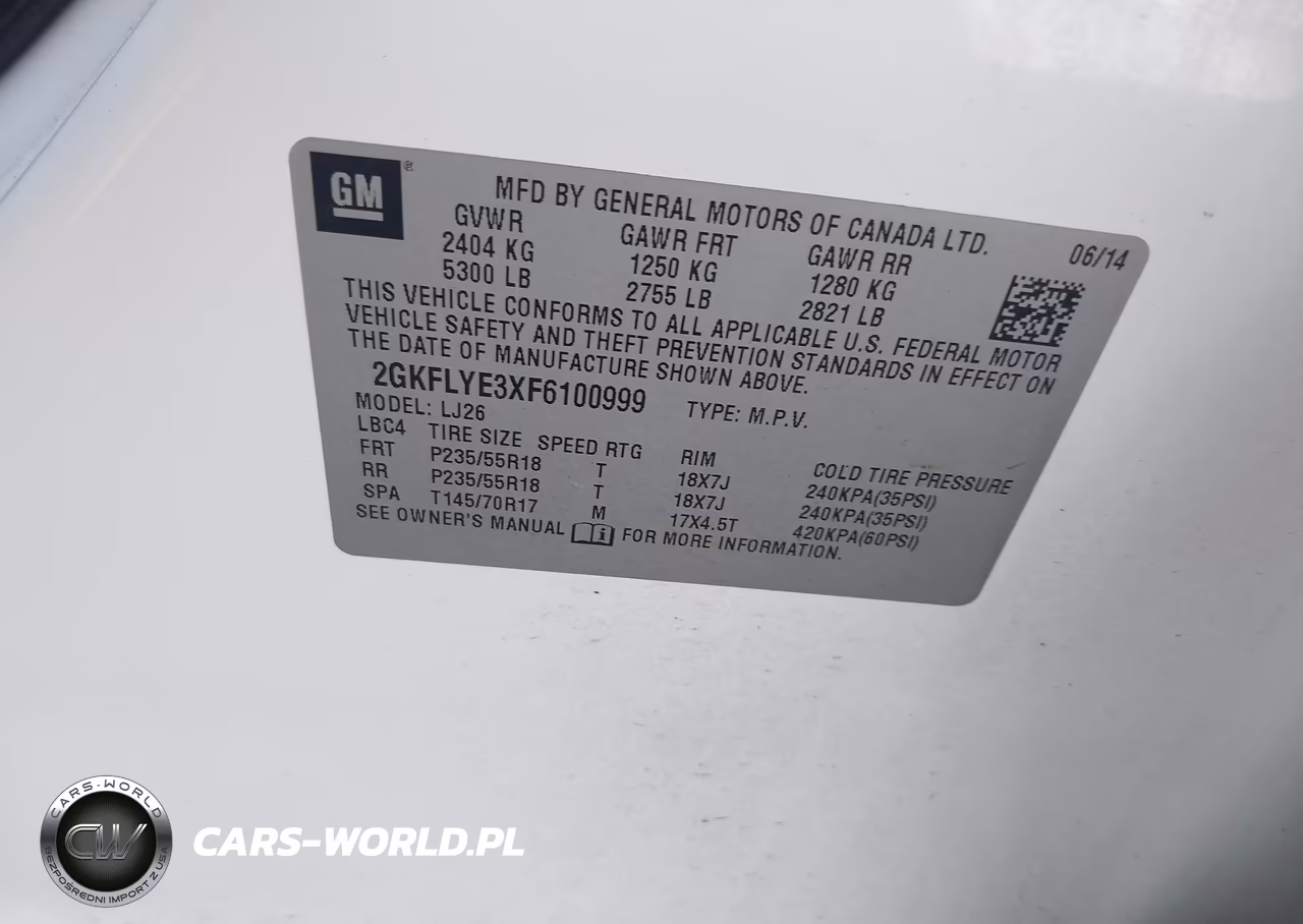 2015 GMC Terrain Slt-2 VIN:2GKFLYE3XF6100999 - 9