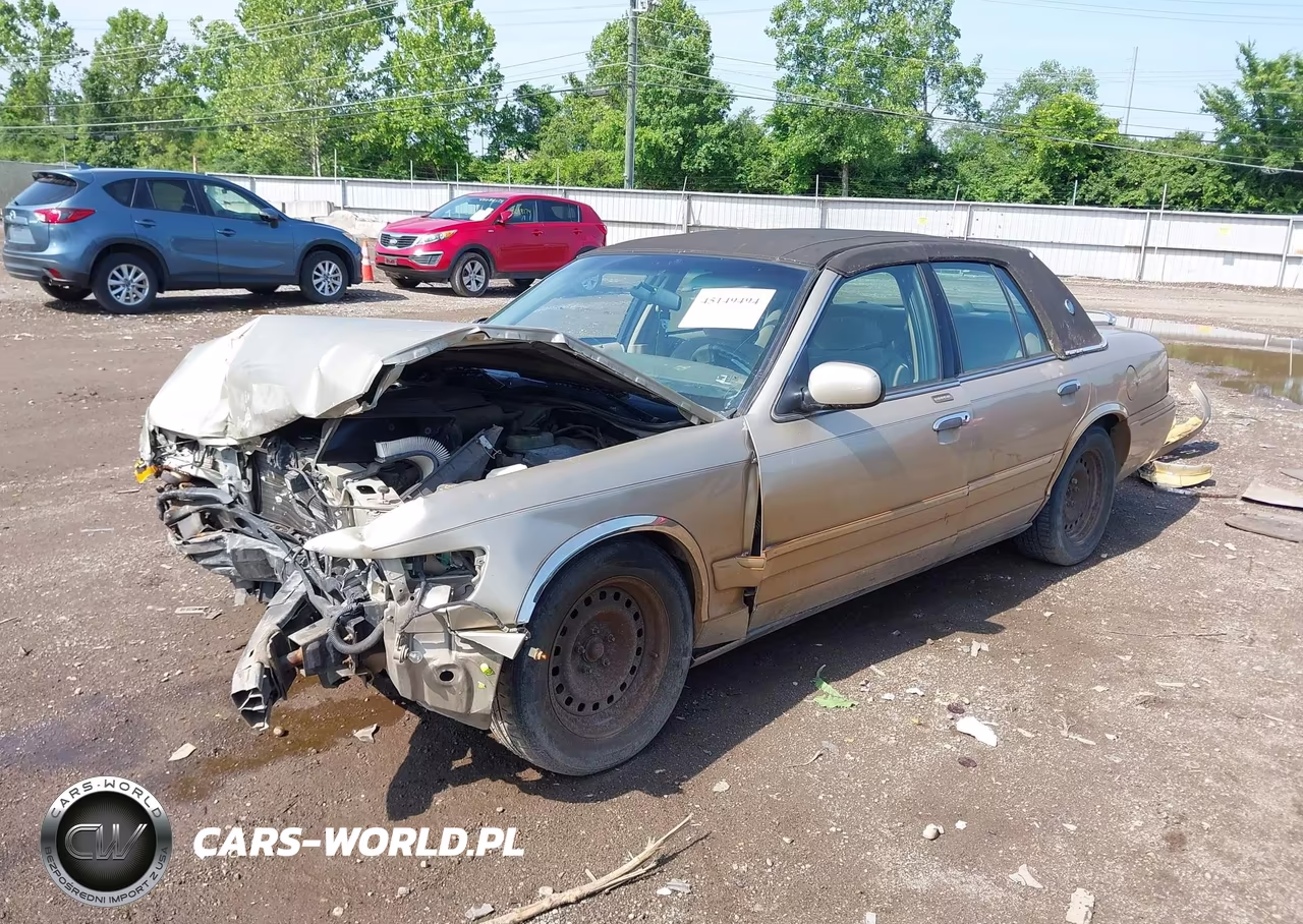 2000 Mercury Grand Marquis Gs VIN:2MEFM74W4YX682642 - 2