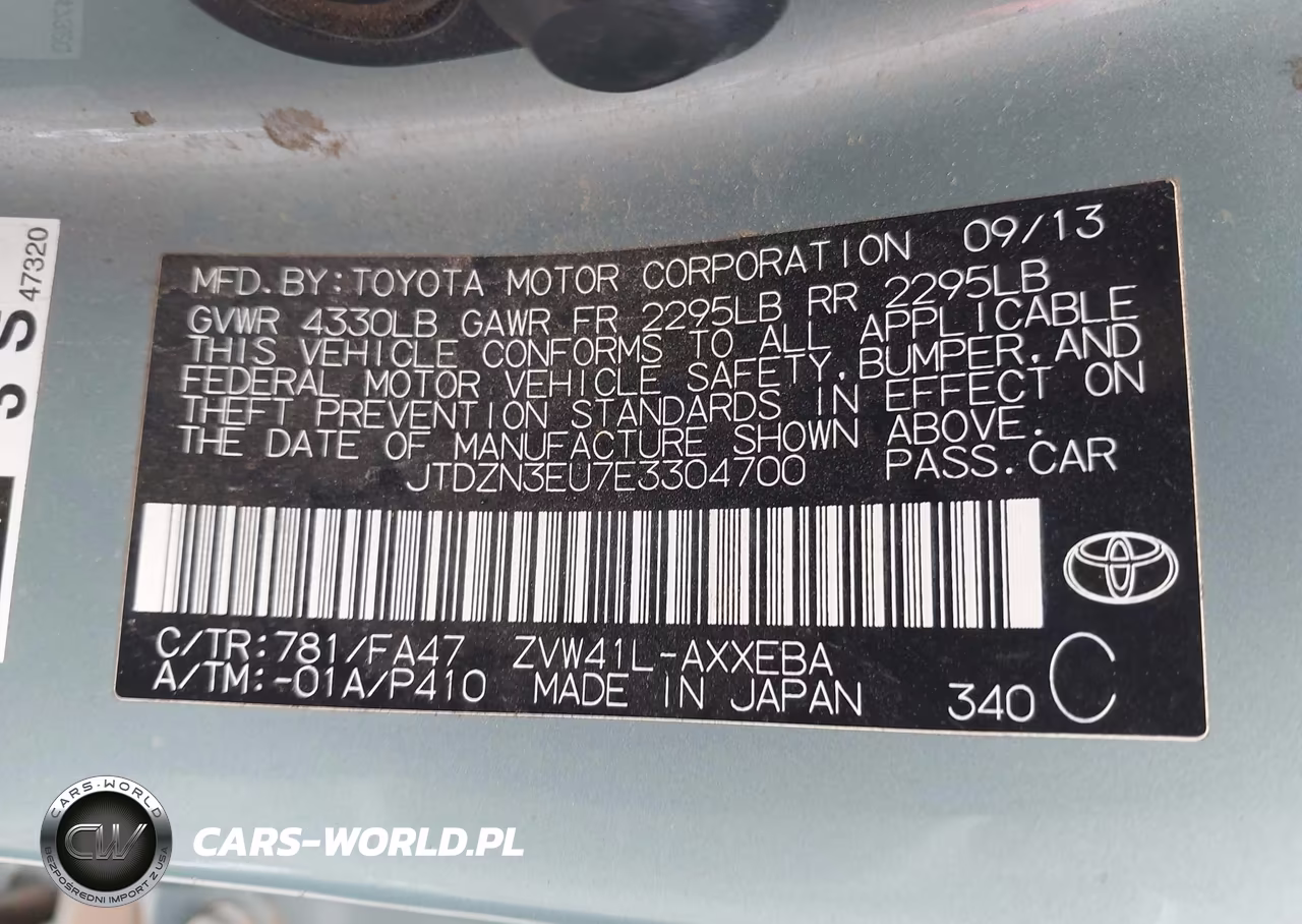 2014 Toyota Prius V Three VIN:JTDZN3EU7E3304700 - 9