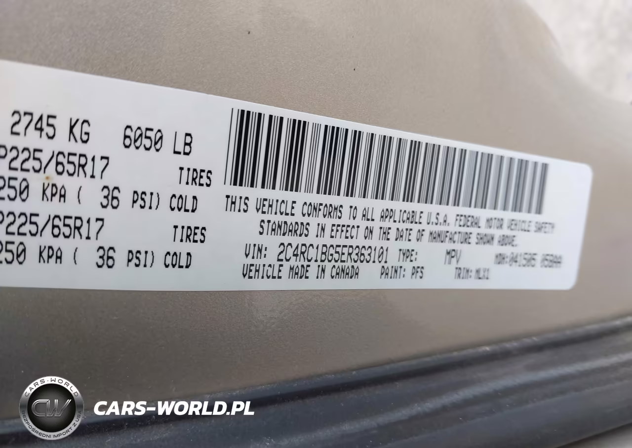 2014 Chrysler Town & Country Touring VIN:2C4RC1BG5ER363101 - 9