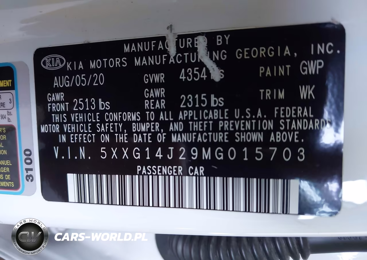 2021 Kia K5 Lxs VIN:5XXG14J29MG015703 - 9