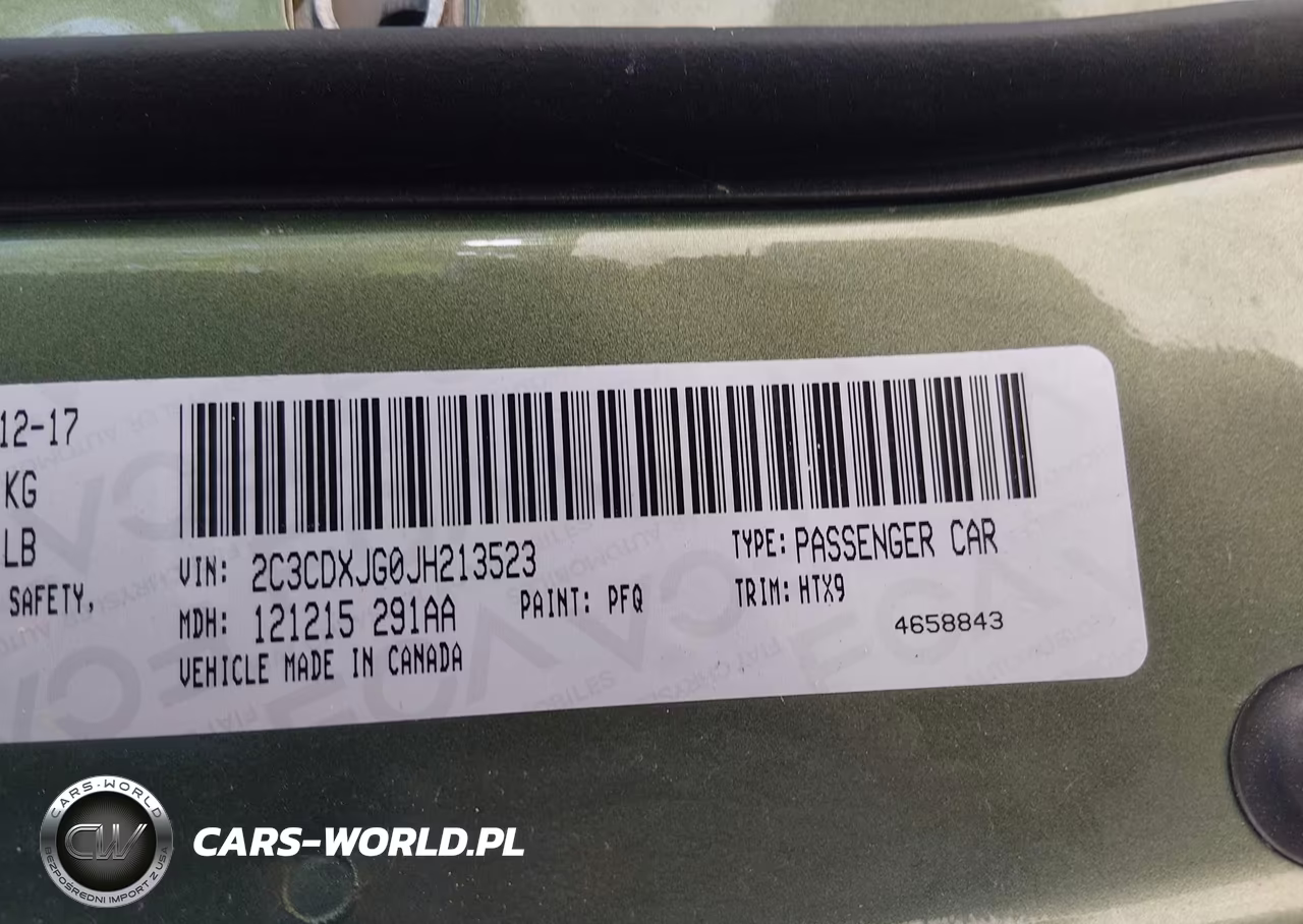 2018 Dodge Charger Gt Awd VIN:2C3CDXJG0JH213523 - 9