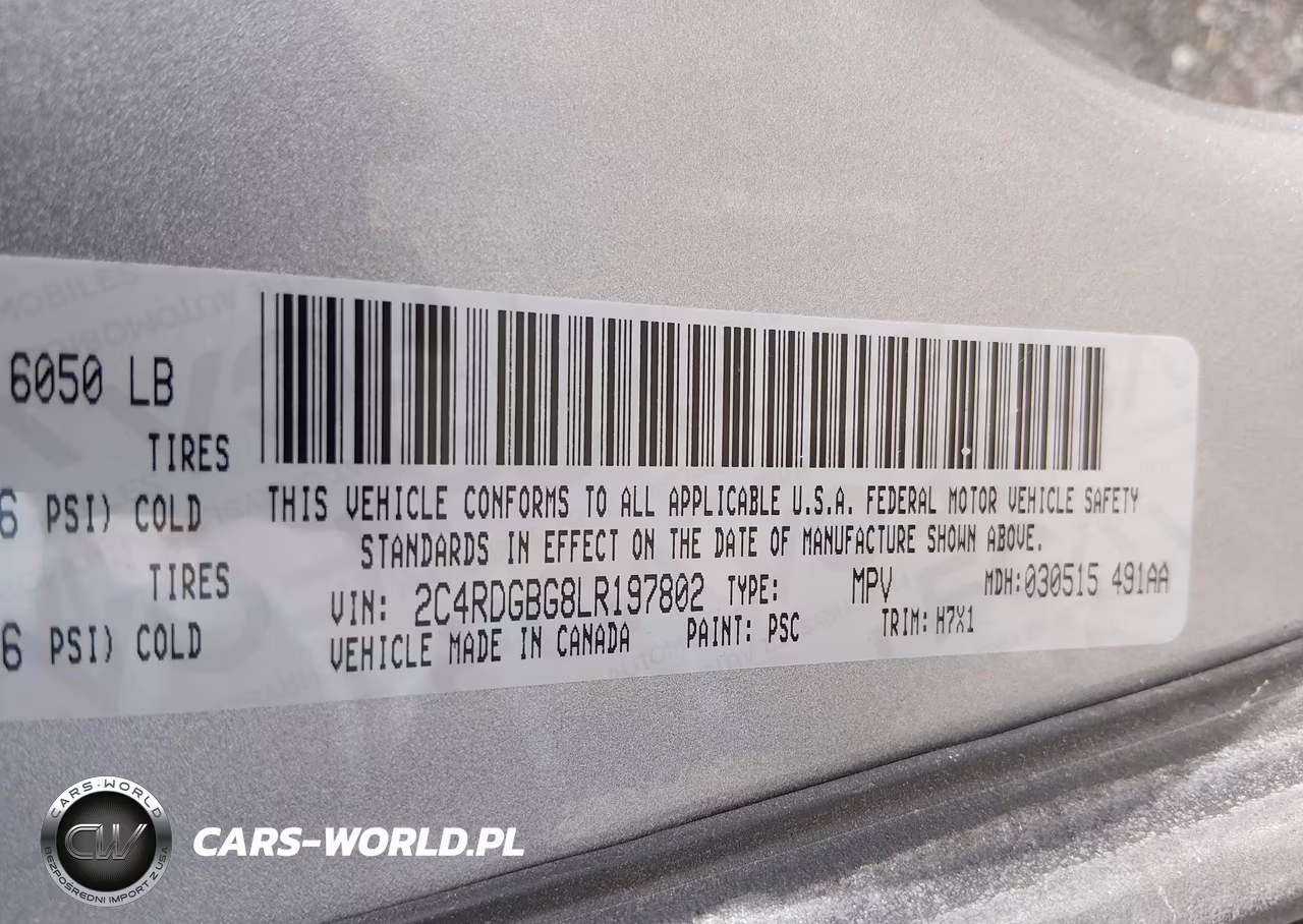 2020 Dodge Grand Caravan Se VIN:2C4RDGBG8LR197802 - 9