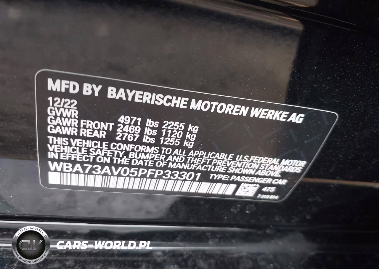 2023 BMW 430I Gran Coupe xDrive VIN:WBA73AV05PFP33301 - 9