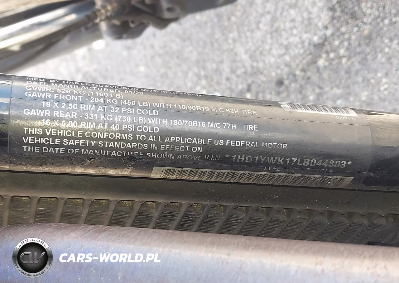 2020 Harley-Davidson Fxlrs VIN:1HD1YWK17LB044803 - 10