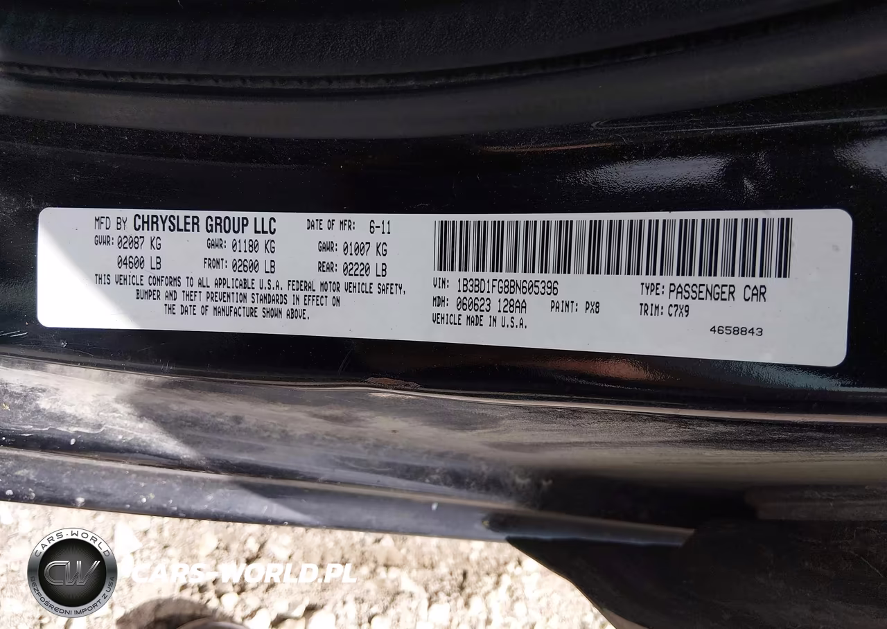 2011 Dodge Avenger Mainstreet VIN:1B3BD1FG8BN605396 - 9