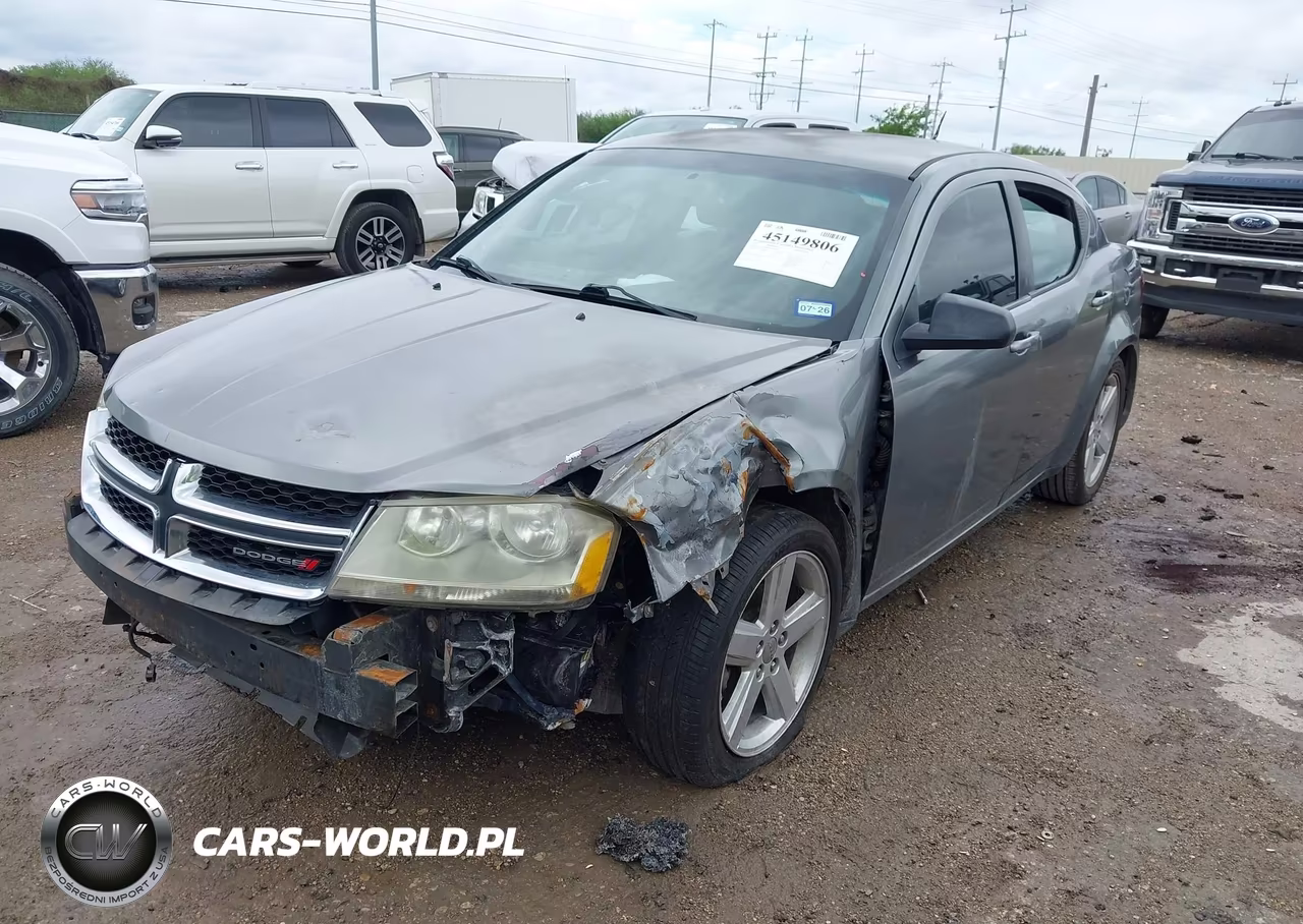 2013 Dodge Avenger Se VIN:1C3CDZAB1DN594245 - 2