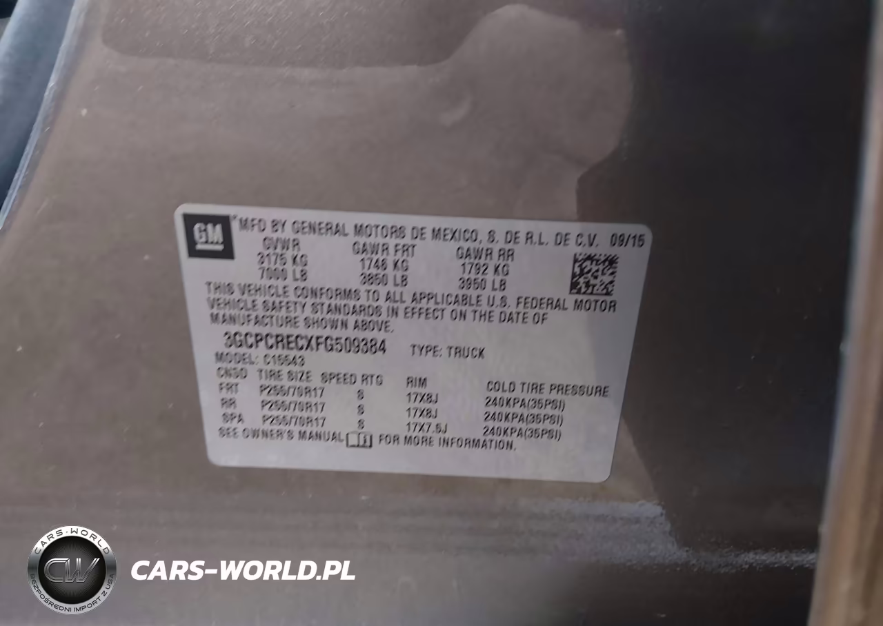 2015 Chevrolet Silverado 1500 1Lt VIN:3GCPCRECXFG509384 - 9