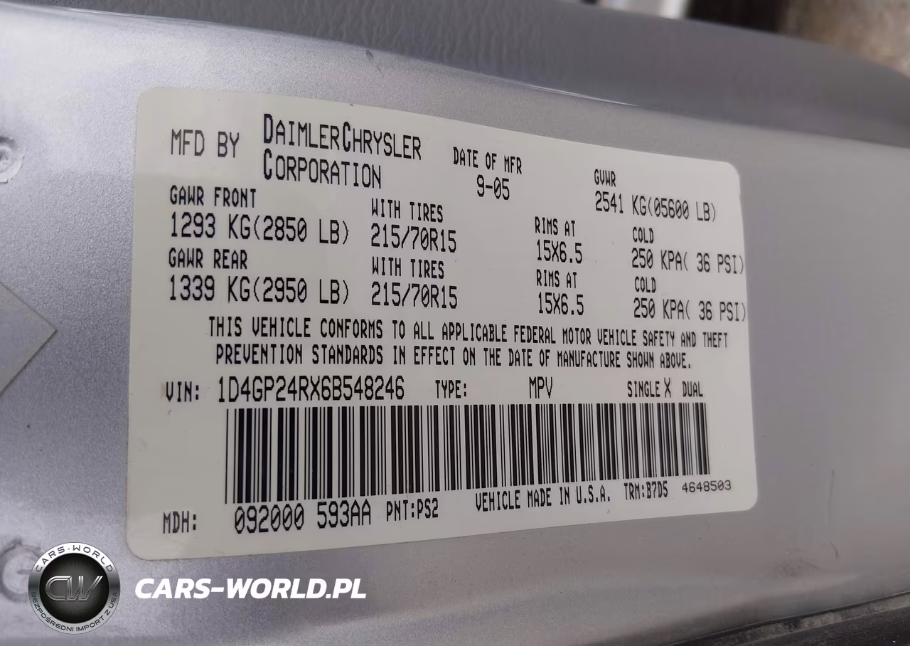 2006 Dodge Grand Caravan Se VIN:1D4GP24RX6B548246 - 9