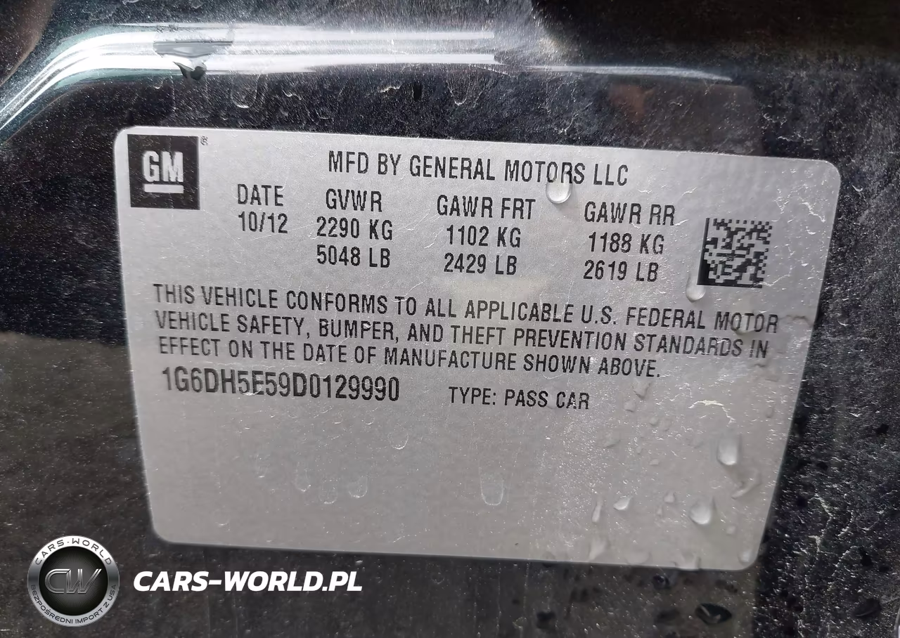2013 Cadillac Cts Luxury VIN:1G6DH5E59D0129990 - 9