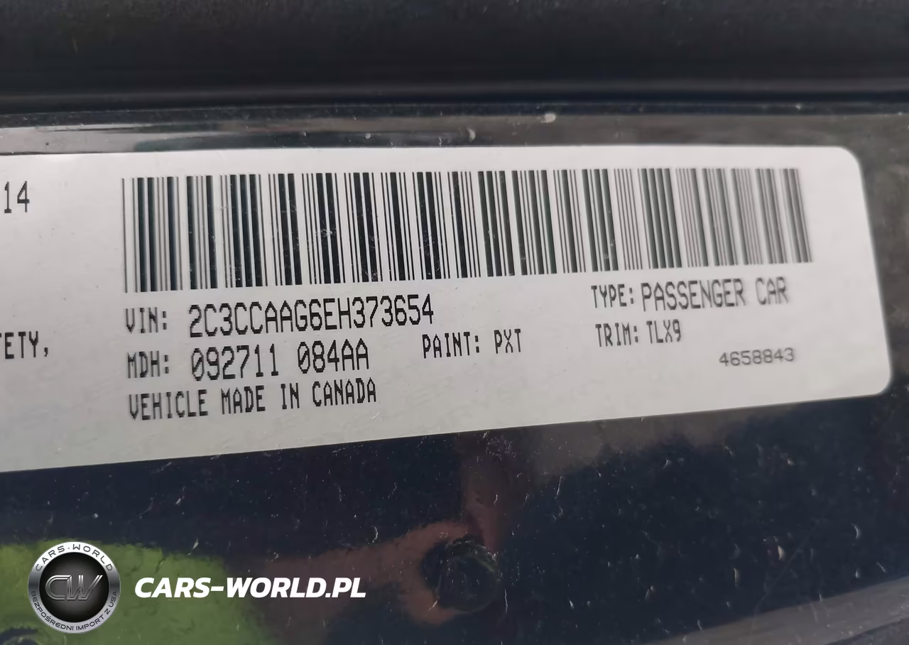 2014 Chrysler 300 VIN:2C3CCAAG6EH373654 - 9