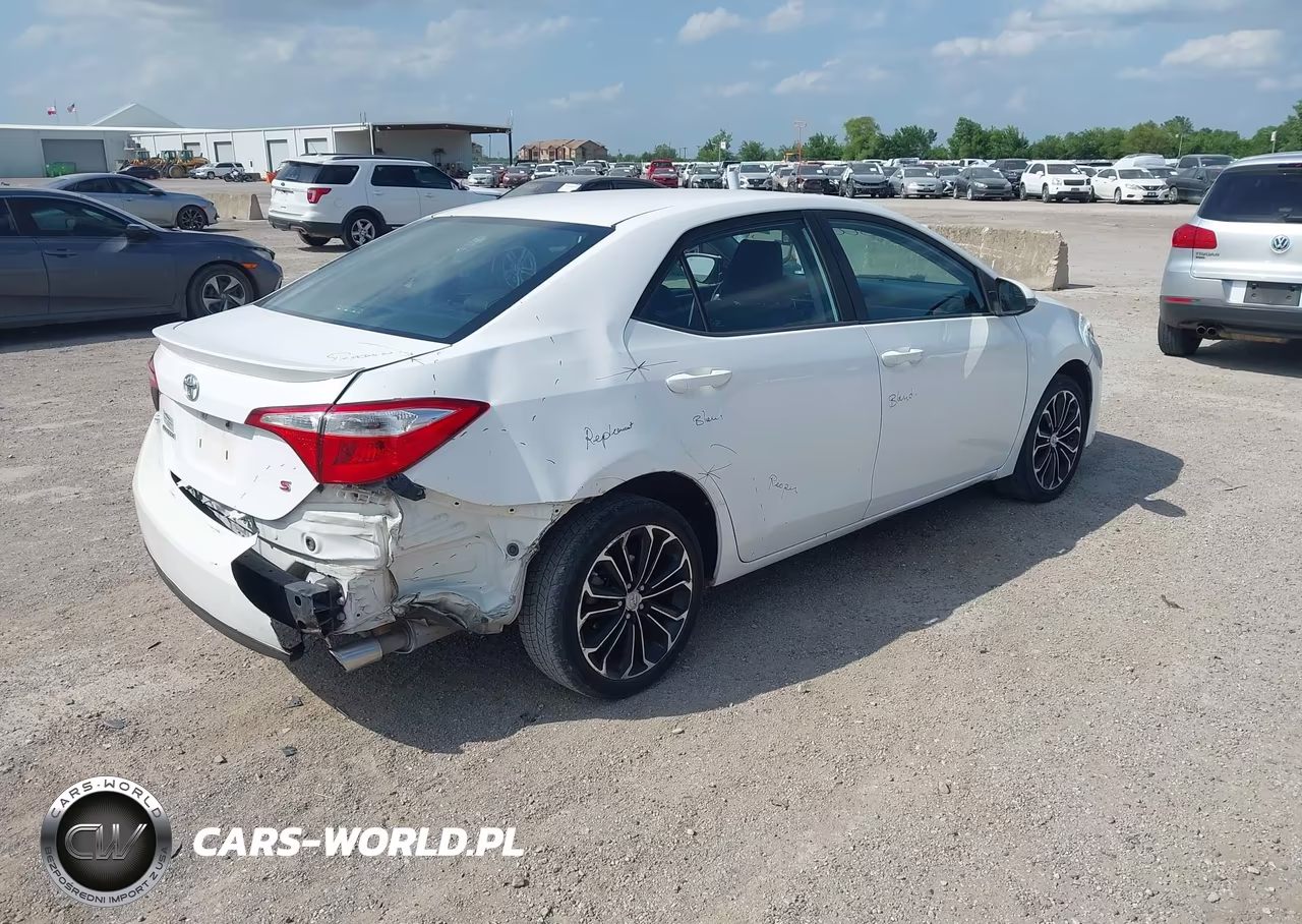 2016 Toyota Corolla S Plus VIN:5YFBURHE6GP429676 - 4
