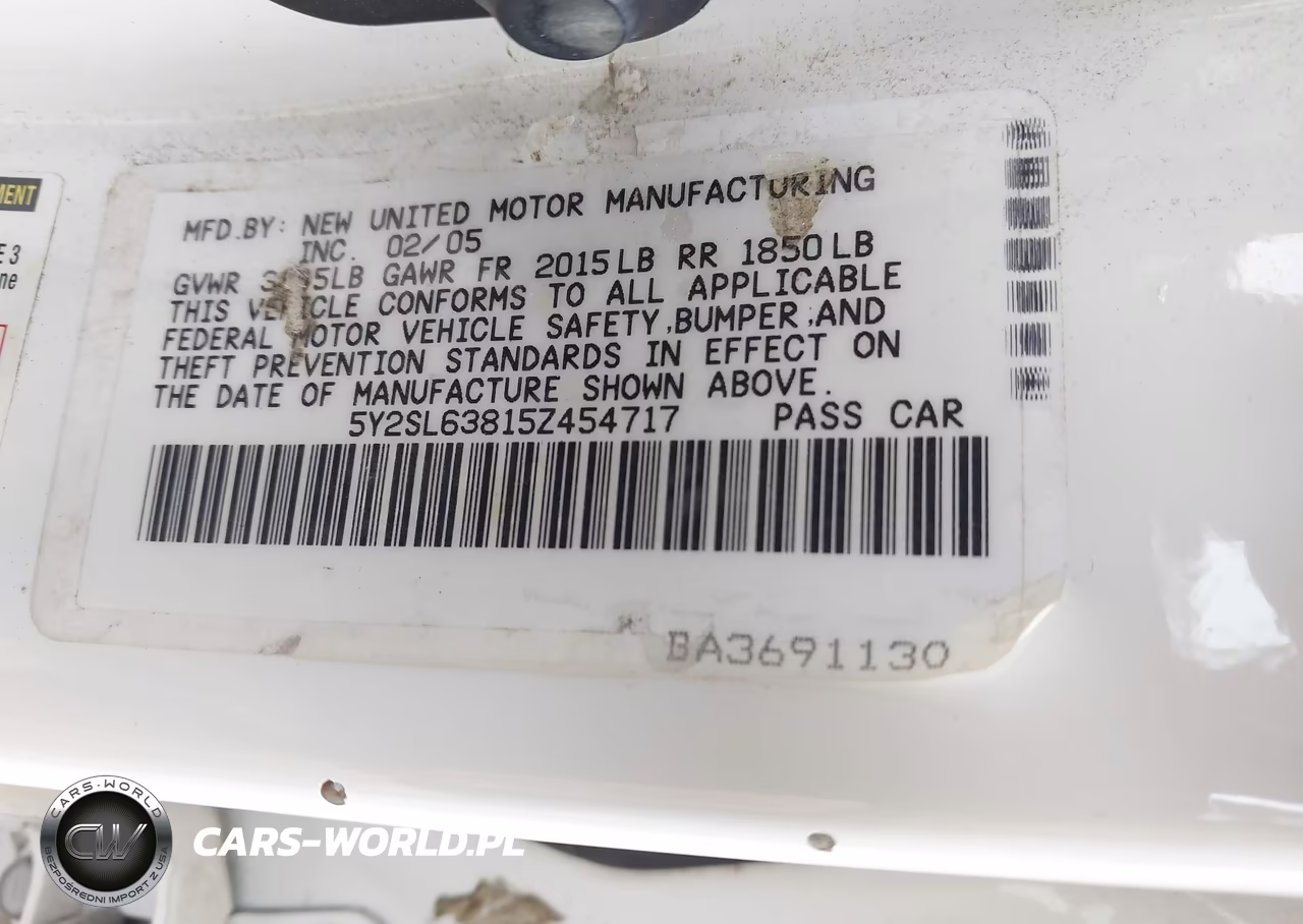 2005 Pontiac Vibe VIN:5Y2SL63815Z454717 - 9