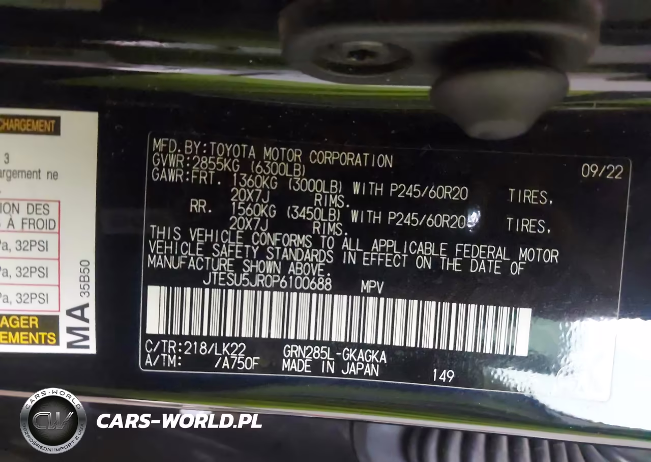 2023 Toyota 4Runner Trd Sport VIN:JTESU5JR0P6100688 - 9