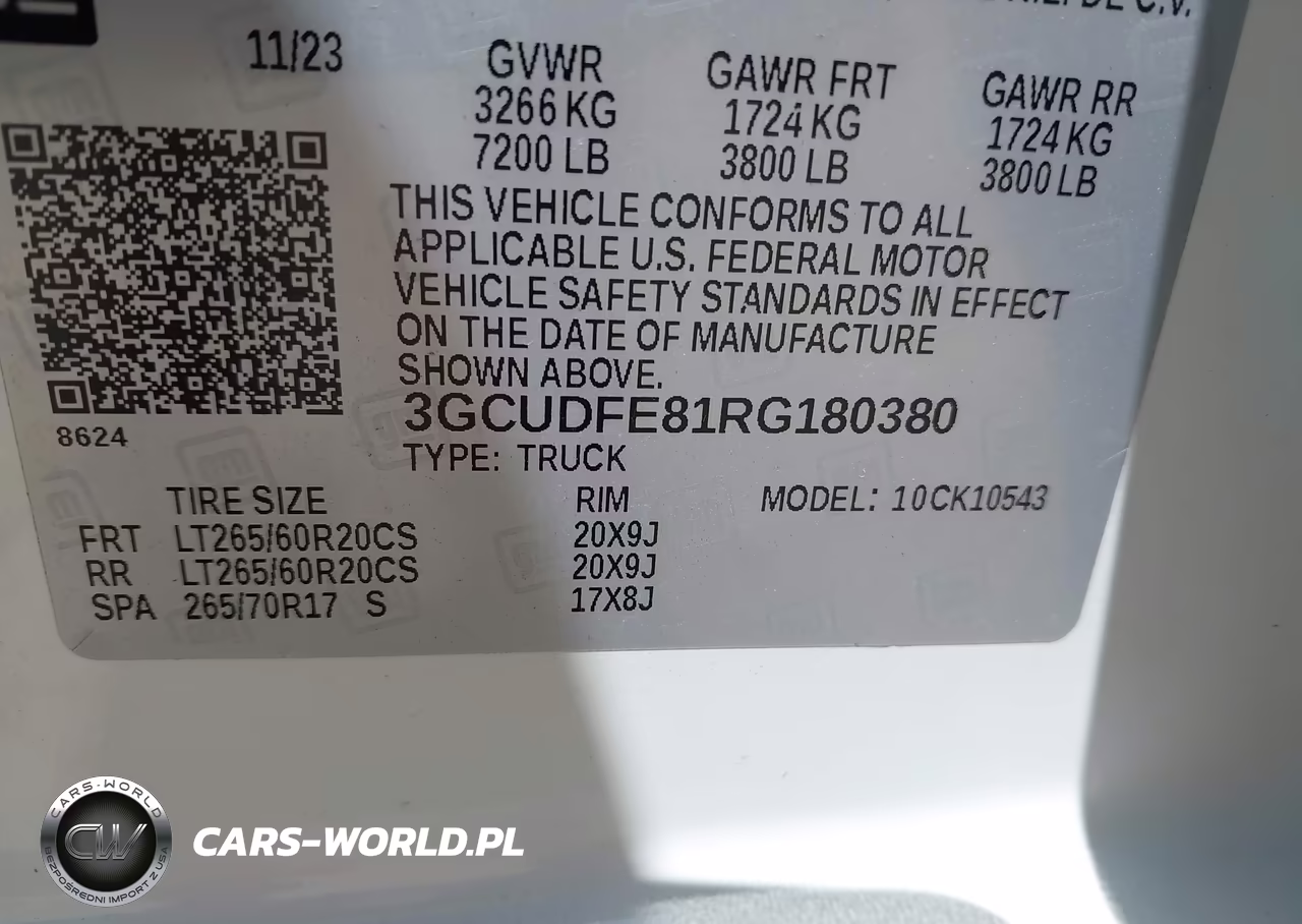 2024 Chevrolet Silverado 1500 4Wd Short Bed Lt Trail Boss VIN:3GCUDFE81RG180380 - 9