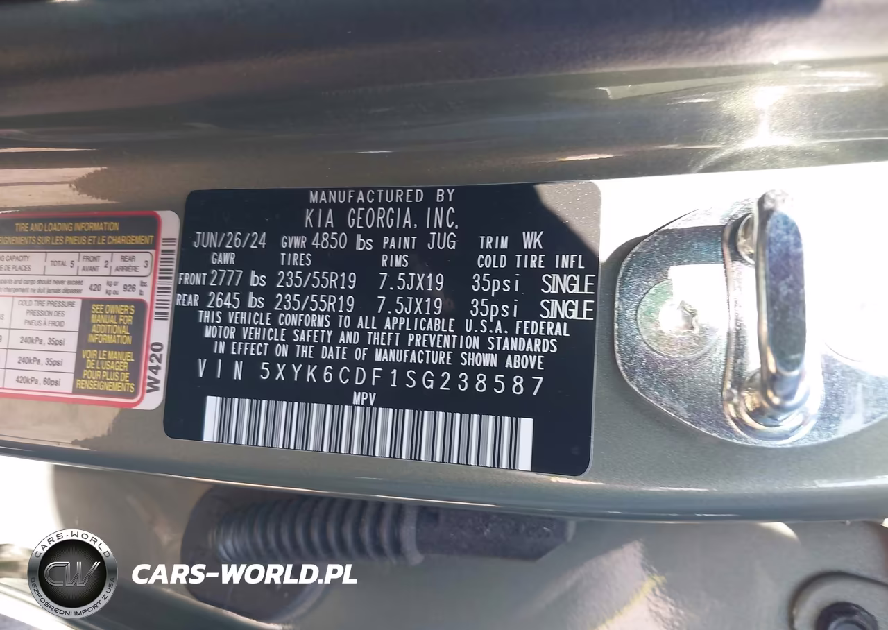 2025 Kia Sportage X-Line VIN:5XYK6CDF1SG238587 - 9