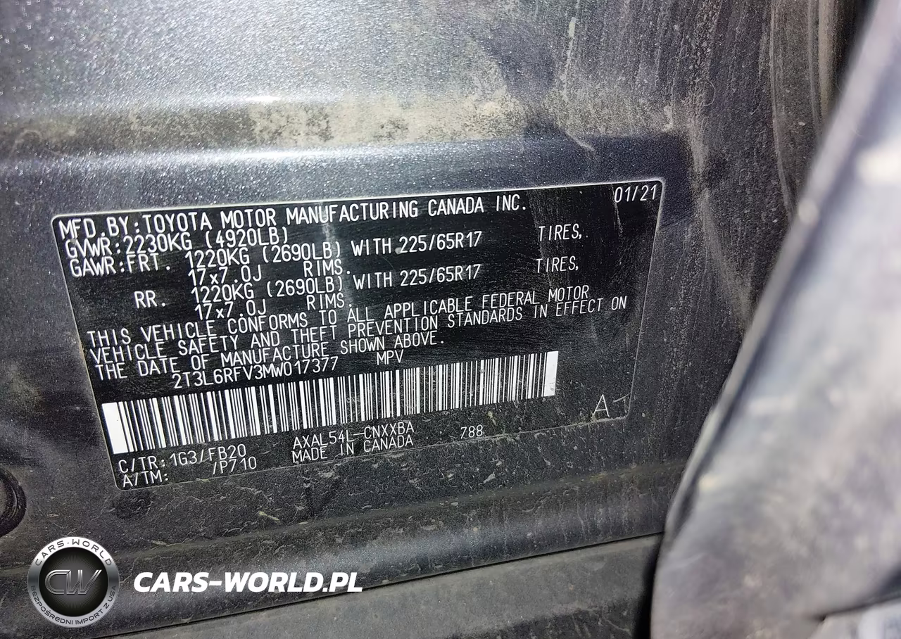2021 Toyota Rav4 Hybrid Le VIN:2T3L6RFV3MW017377 - 9