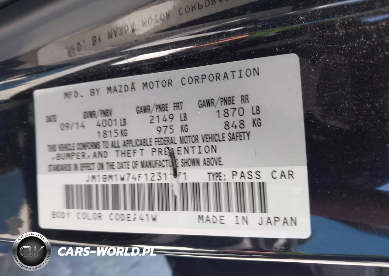 2015 Mazda Mazda3 I Grand Touring VIN:JM1BM1W74F1231171 - 9