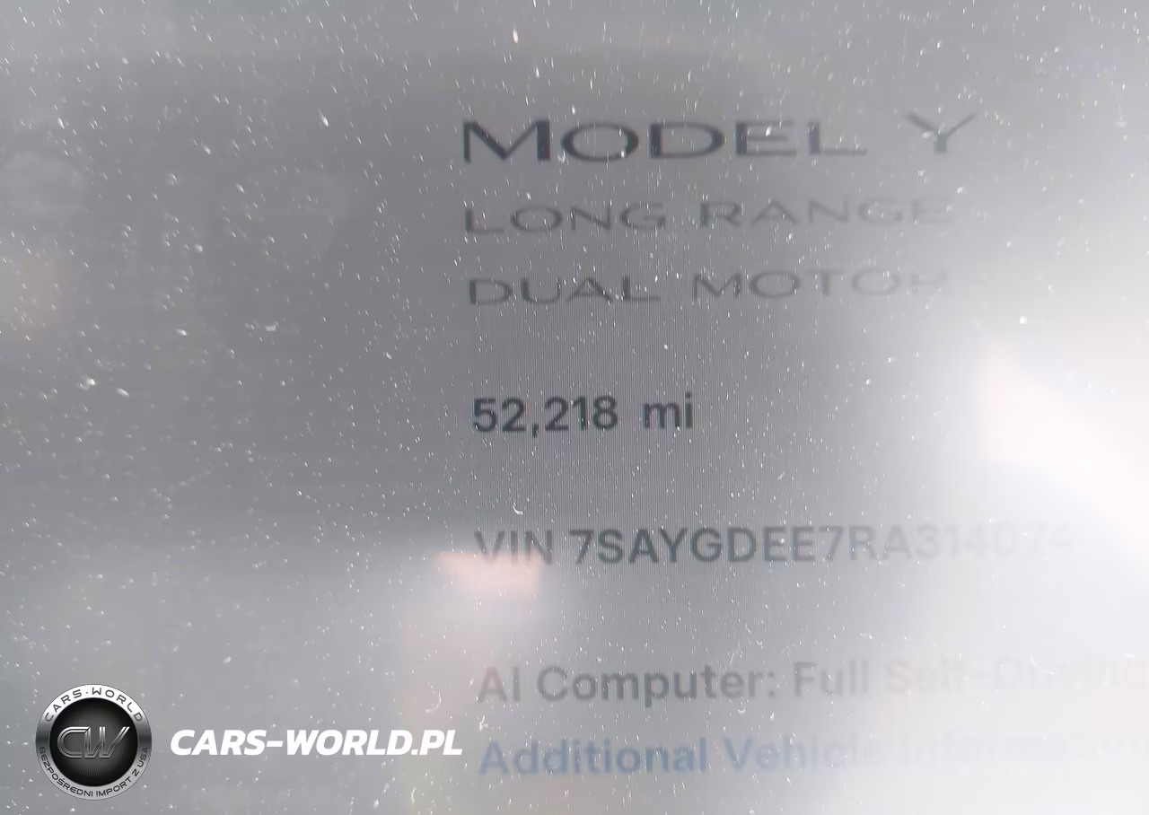 2024 Tesla Model Y Long Range Dual Motor All-Wheel Drive VIN:7SAYGDEE7RA314074 - 14