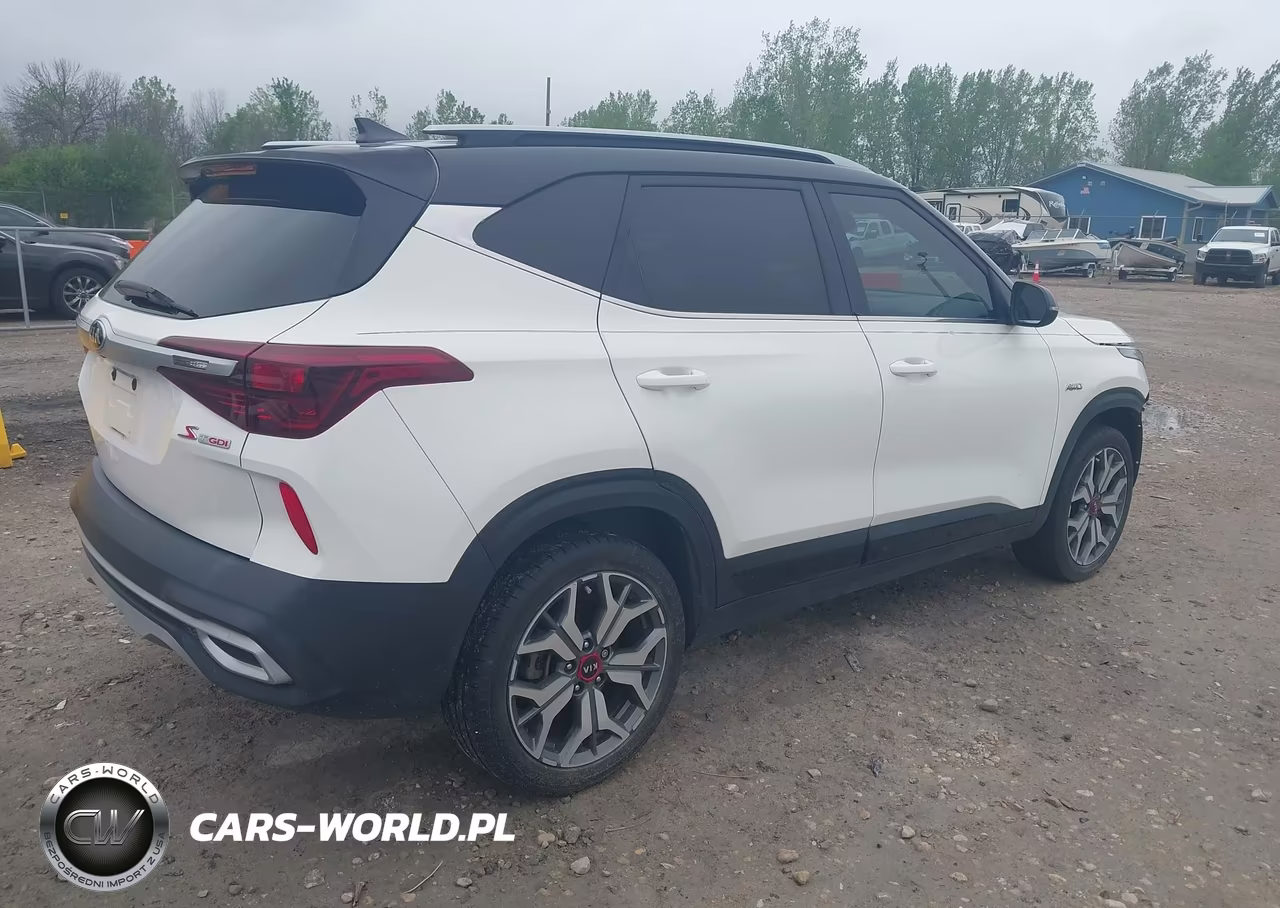 2021 Kia Seltos S Turbo VIN:KNDEUCA29M7041381 - 4
