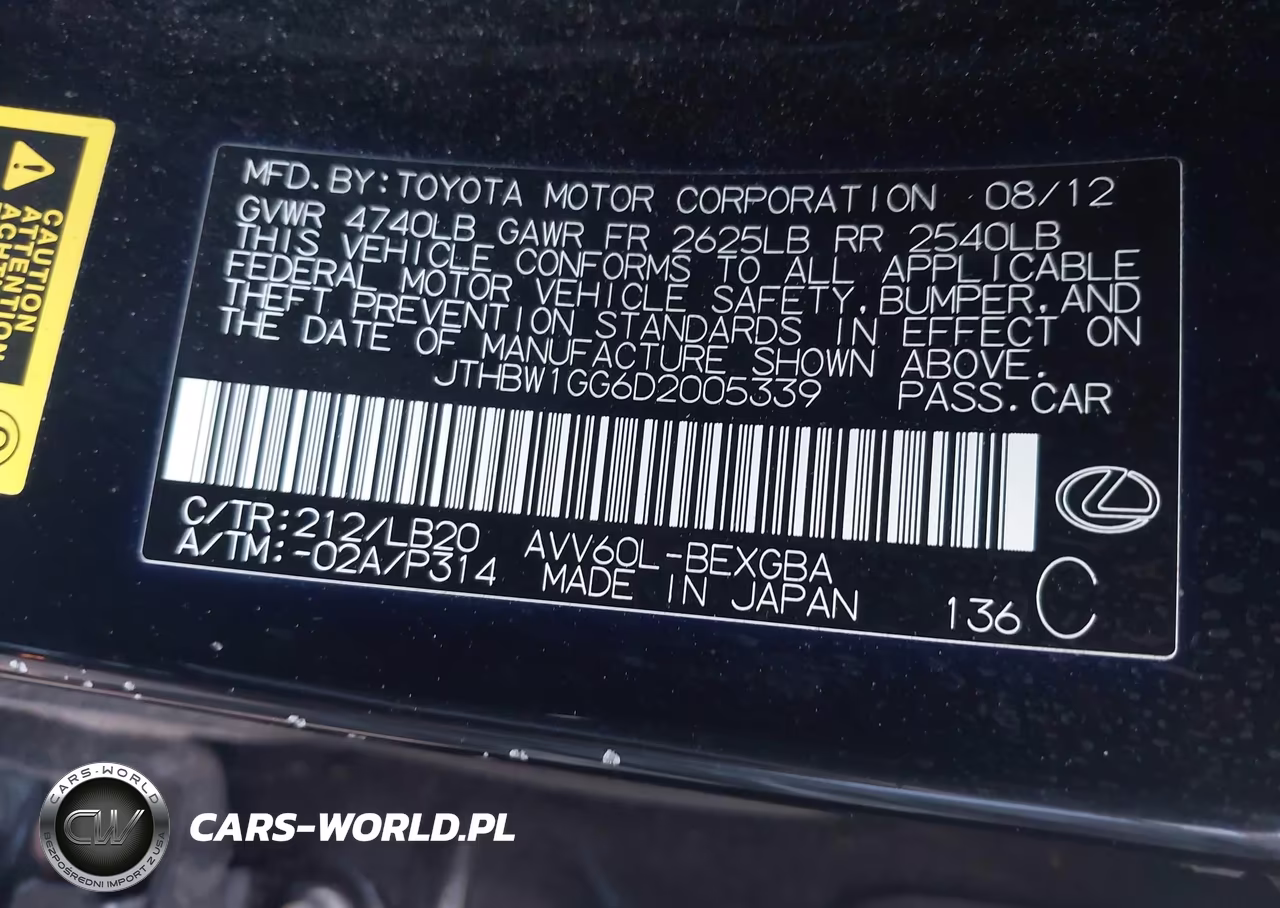 2013 Lexus Es 300H VIN:JTHBW1GG6D2005339 - 9