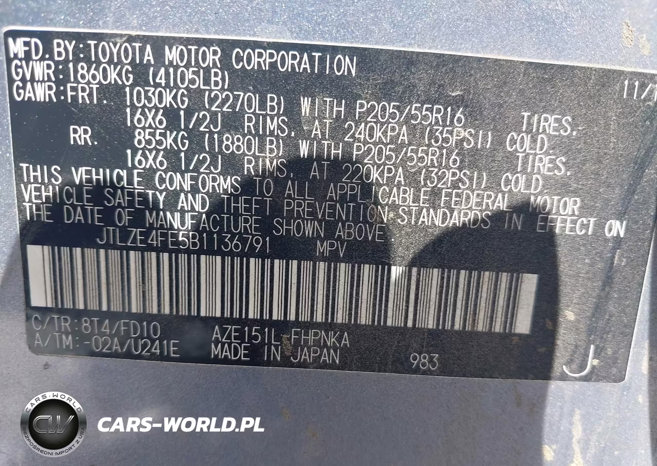 2011 Scion Xb VIN:JTLZE4FE5B1136791 - 9