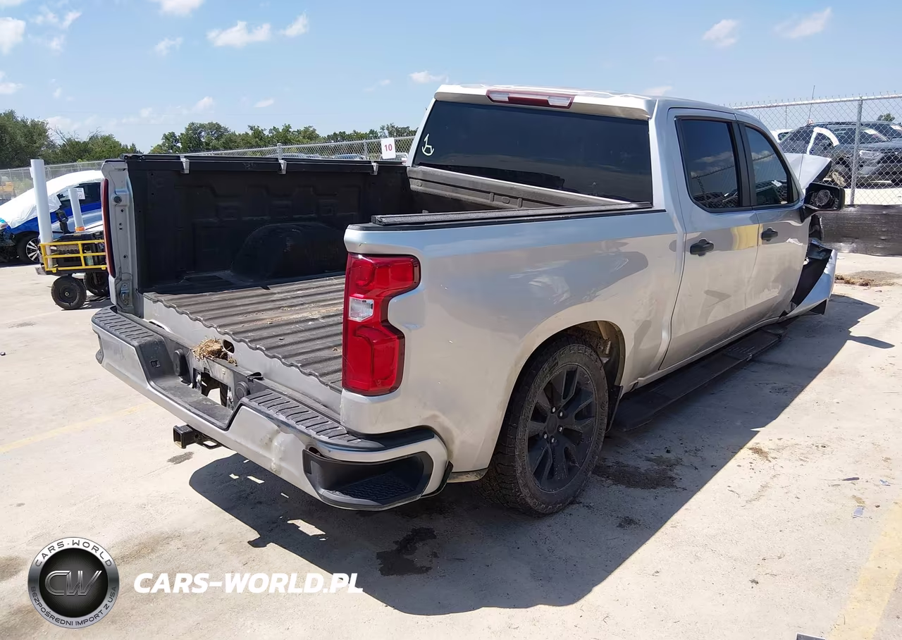 2020 Chevrolet Silverado 1500 2Wd Short Bed Custom VIN:3GCPWBEH7LG100975 - 4
