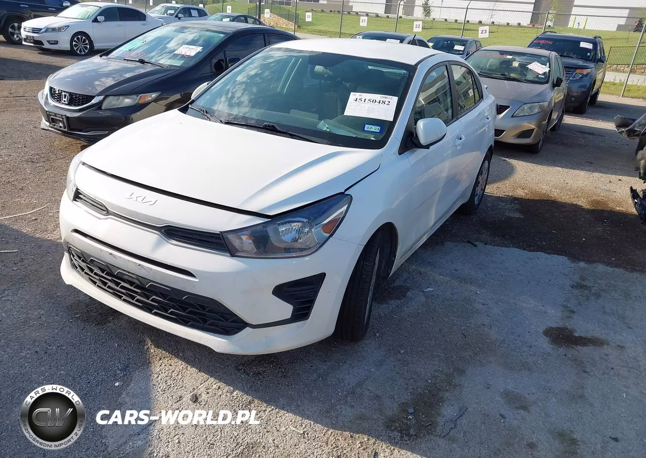 2022 Kia Rio Lx VIN:3KPA24AD2NE445166 - 2