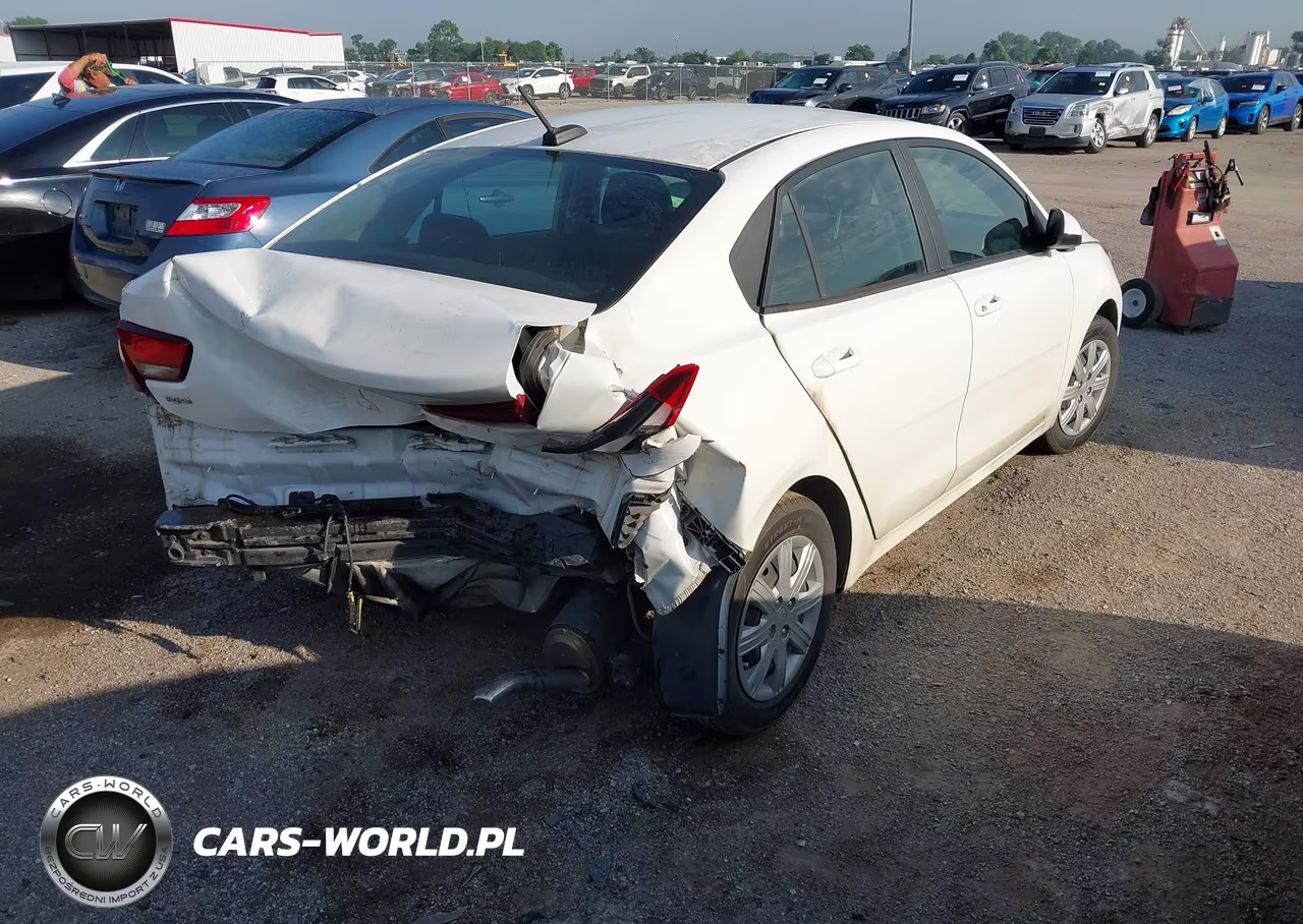 2022 Kia Rio Lx VIN:3KPA24AD2NE445166 - 4