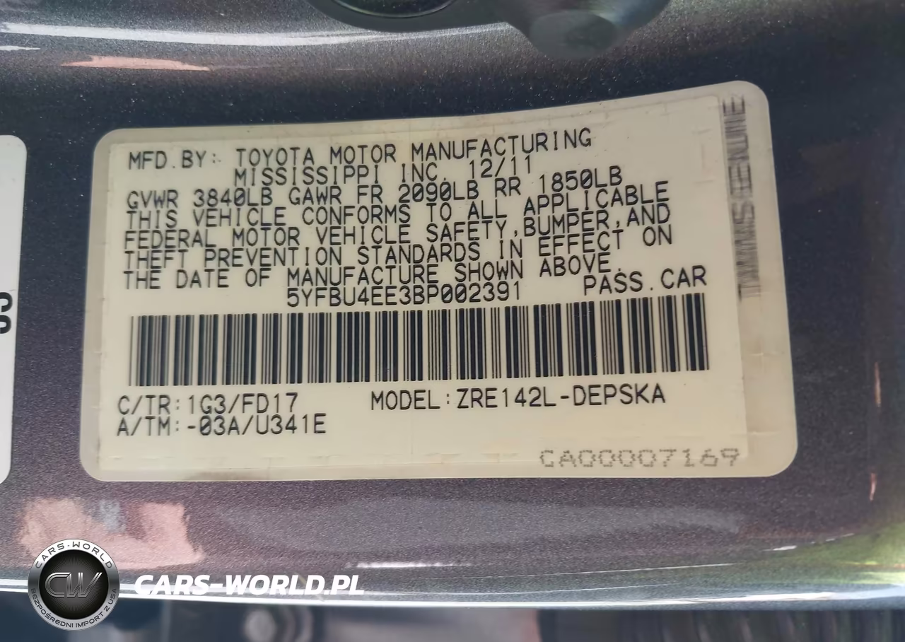2011 Toyota Corolla S VIN:5YFBU4EE3BP002391 - 9