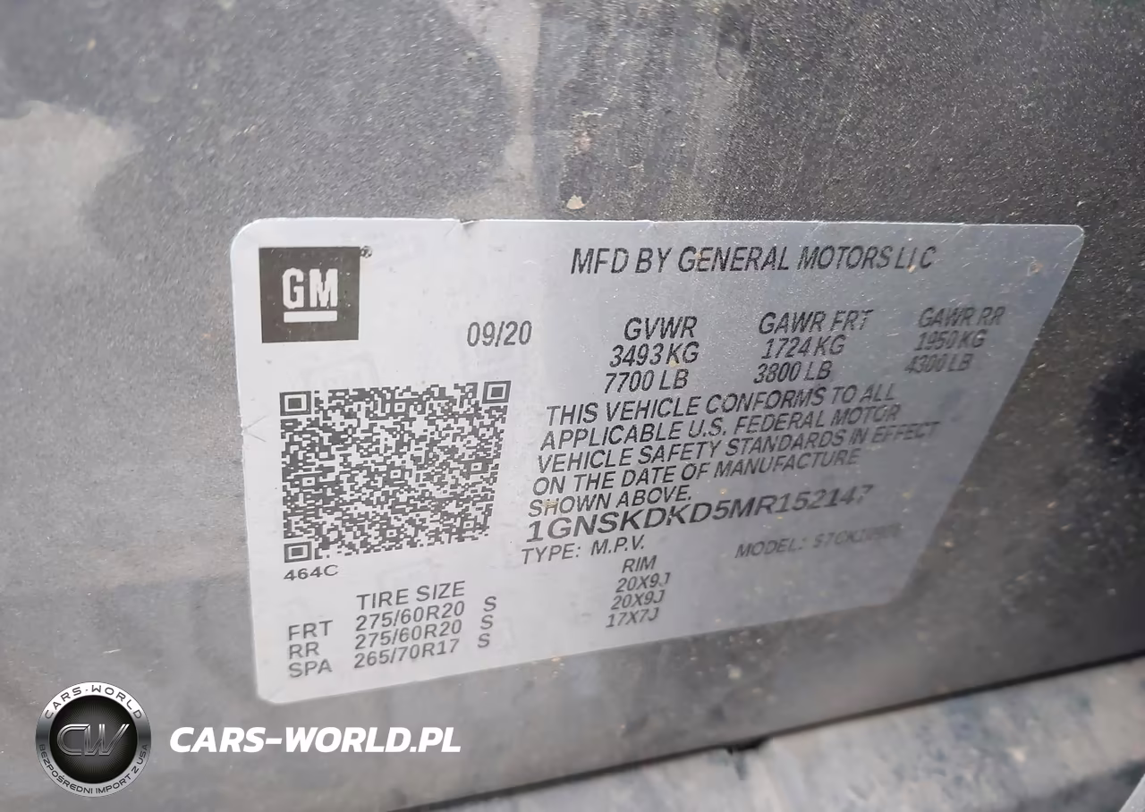 2021 Chevrolet Suburban 4Wd Z71 VIN:1GNSKDKD5MR152147 - 9