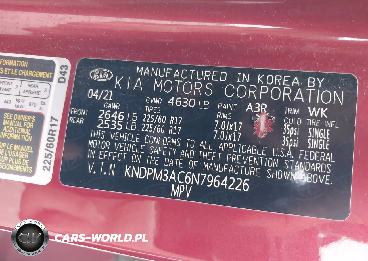 2022 Kia Sportage Lx VIN:KNDPM3AC6N7964226 - 9