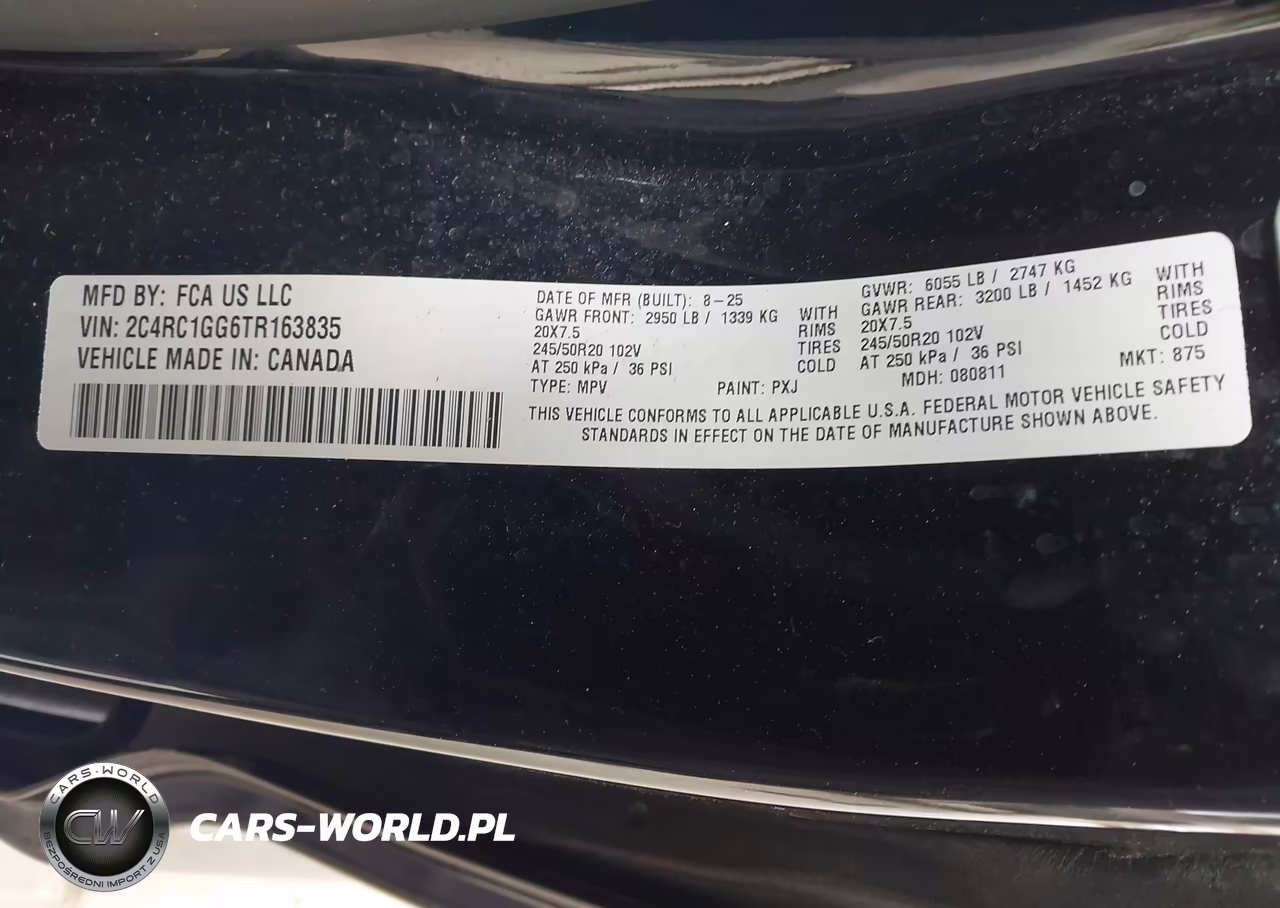 2026 Chrysler Pacifica Limited VIN:2C4RC1GG6TR163835 - 9