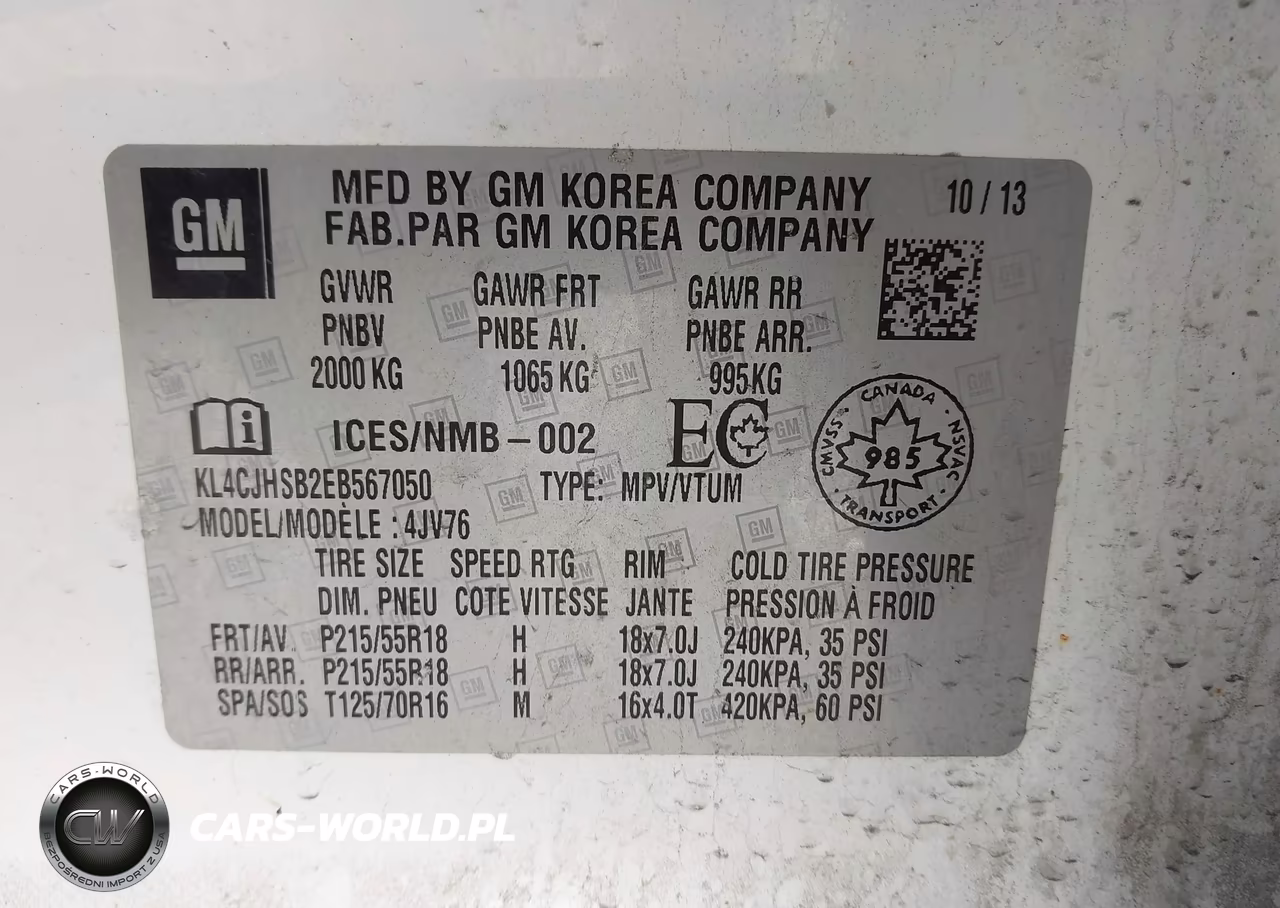 2014 Buick Encore Premium VIN:KL4CJHSB2EB567050 - 9