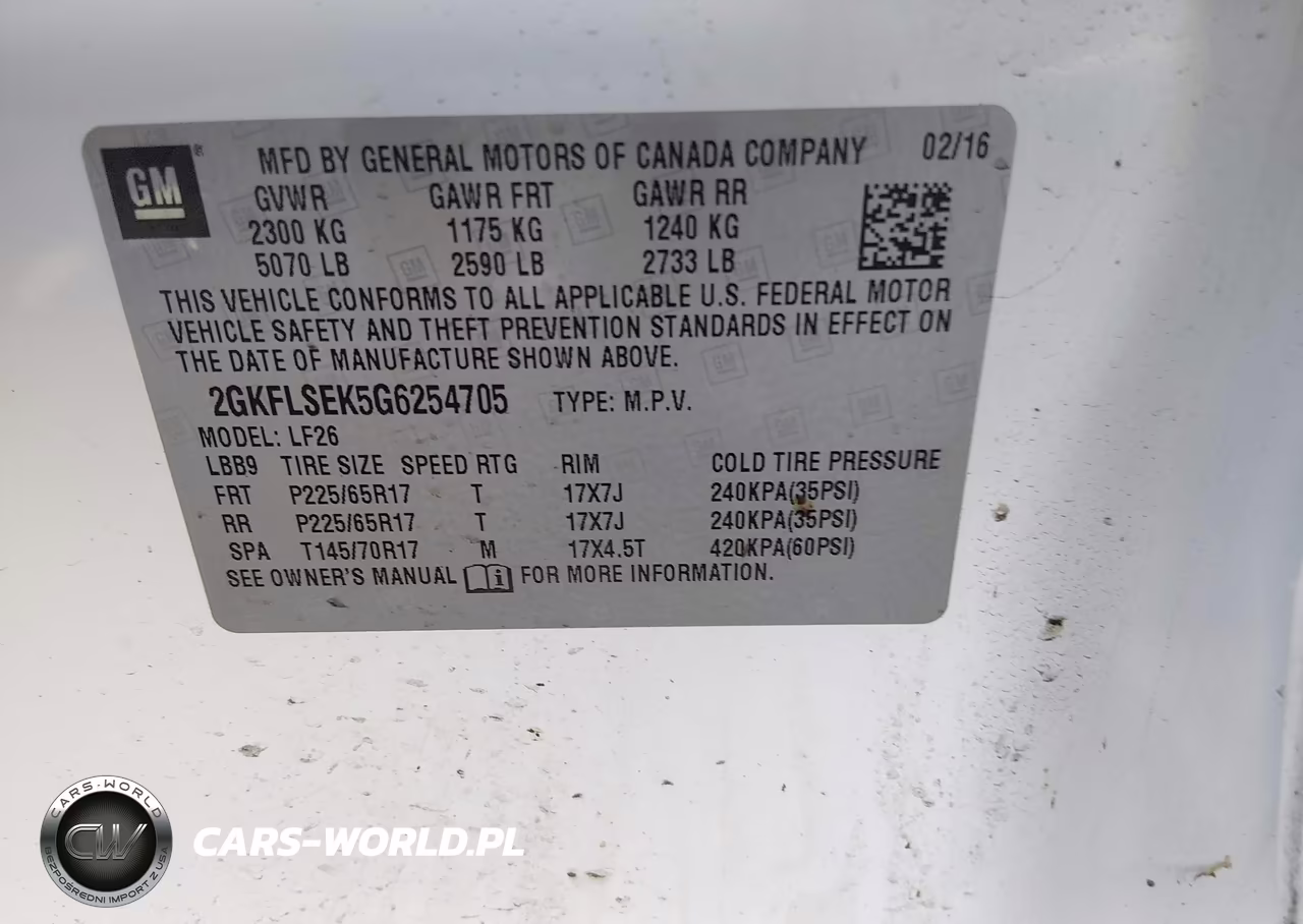 2016 GMC Terrain Sle-1 VIN:2GKFLSEK5G6254705 - 9