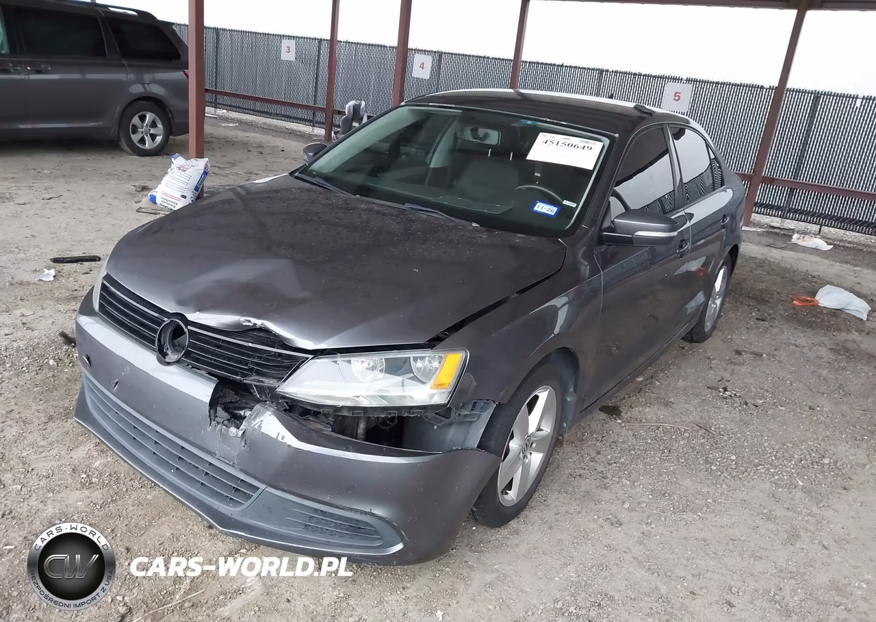 2012 Volkswagen Jetta 2.0L Tdi VIN:3VWLL7AJ7CM332245 - 2