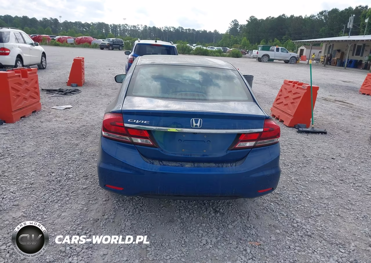 2014 Honda Civic Lx VIN:2HGFB2F56EH527404 - 16