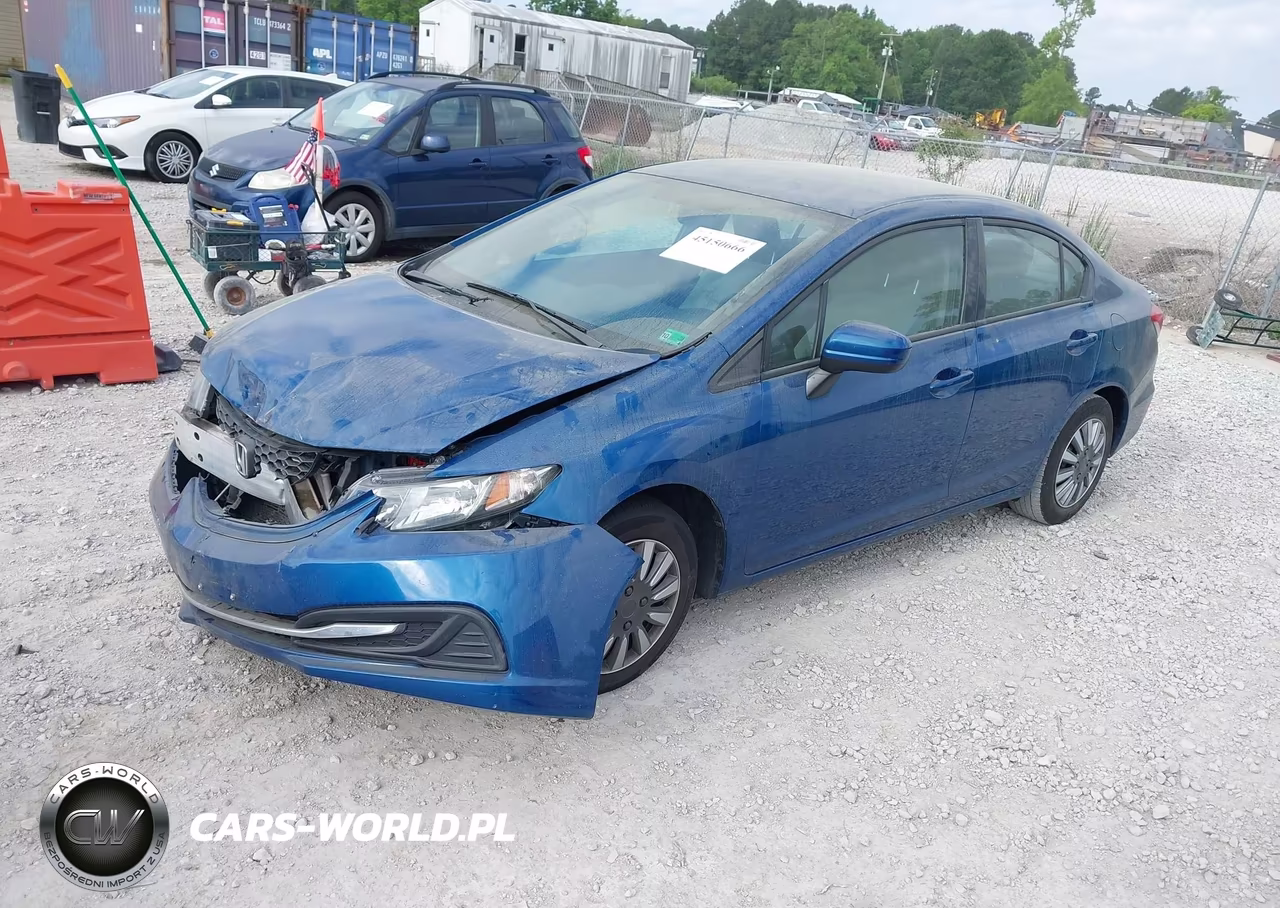2014 Honda Civic Lx VIN:2HGFB2F56EH527404 - 2
