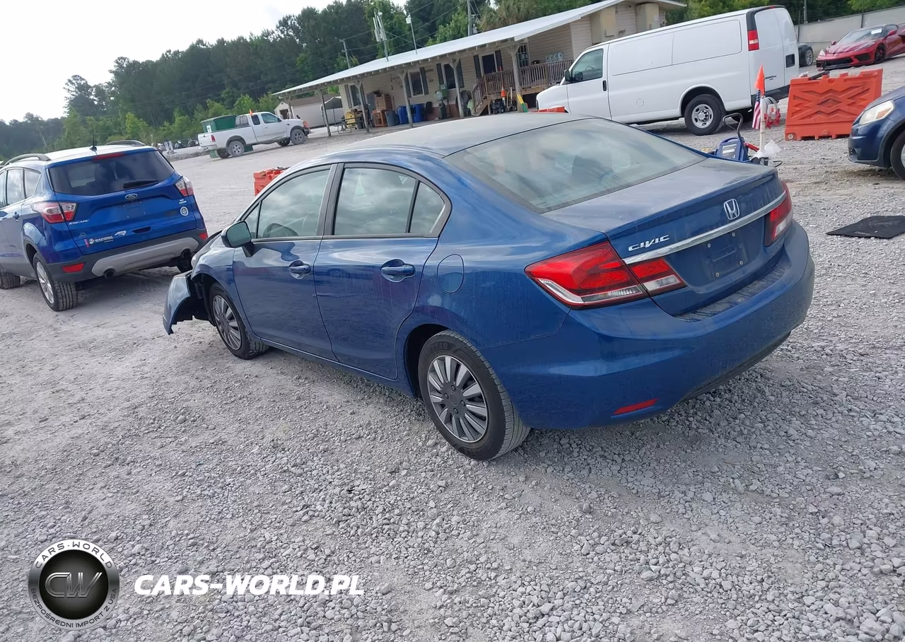 2014 Honda Civic Lx VIN:2HGFB2F56EH527404 - 3