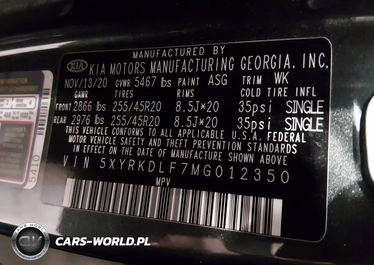 2021 Kia Sorento Sx Prestige VIN:5XYRKDLF7MG012350 - 9