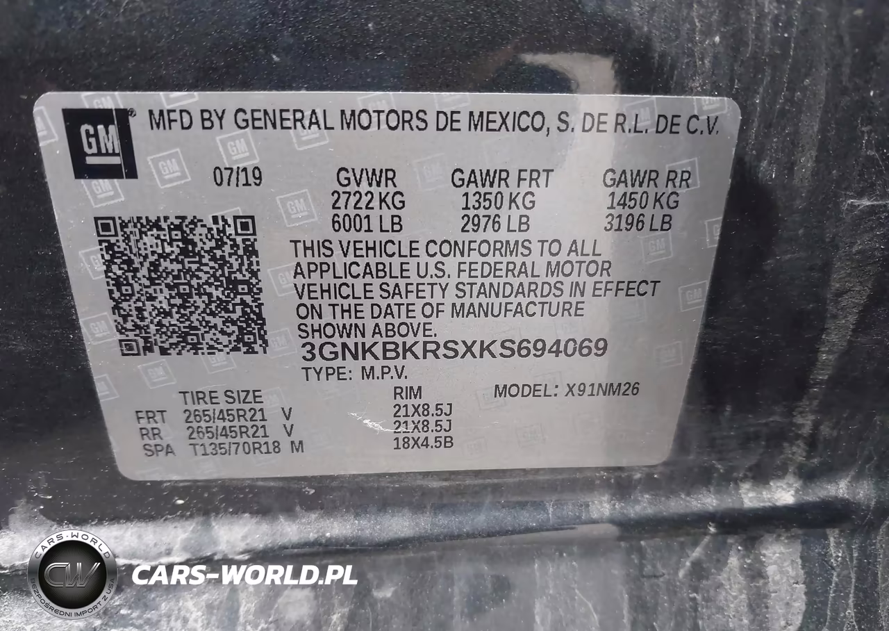 2019 Chevrolet Blazer Premier VIN:3GNKBKRSXKS694069 - 9
