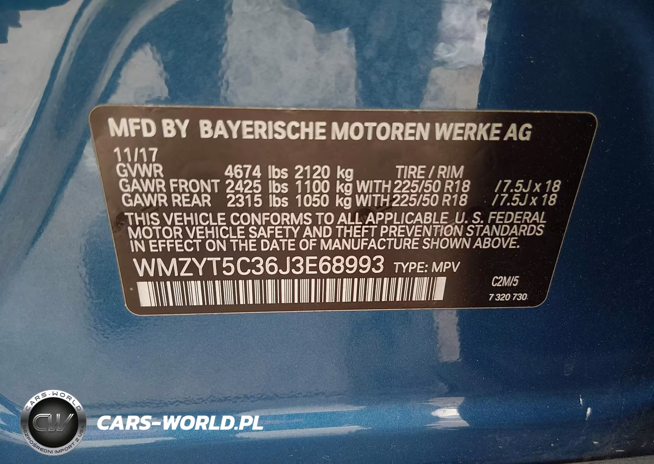 2018 Mini Countryman Cooper S VIN:WMZYT5C36J3E68993 - 9
