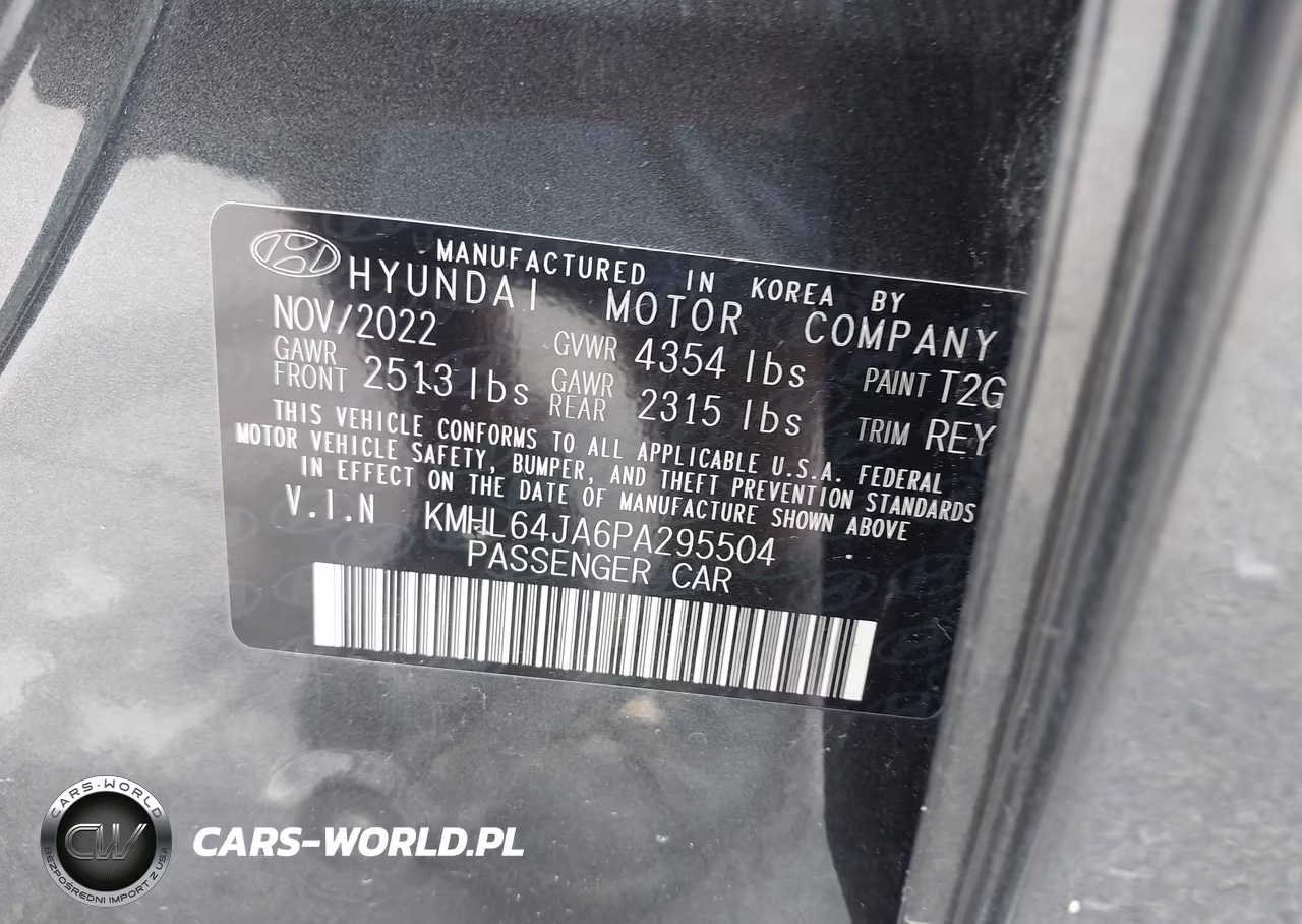2023 Hyundai Sonata Sel VIN:KMHL64JA6PA295504 - 9