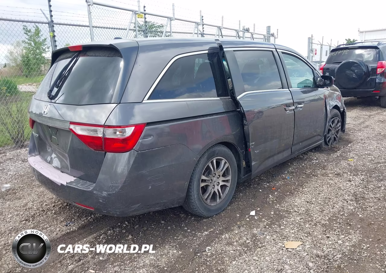 2012 Honda Odyssey Ex-L VIN:5FNRL5H65CB083256 - 4