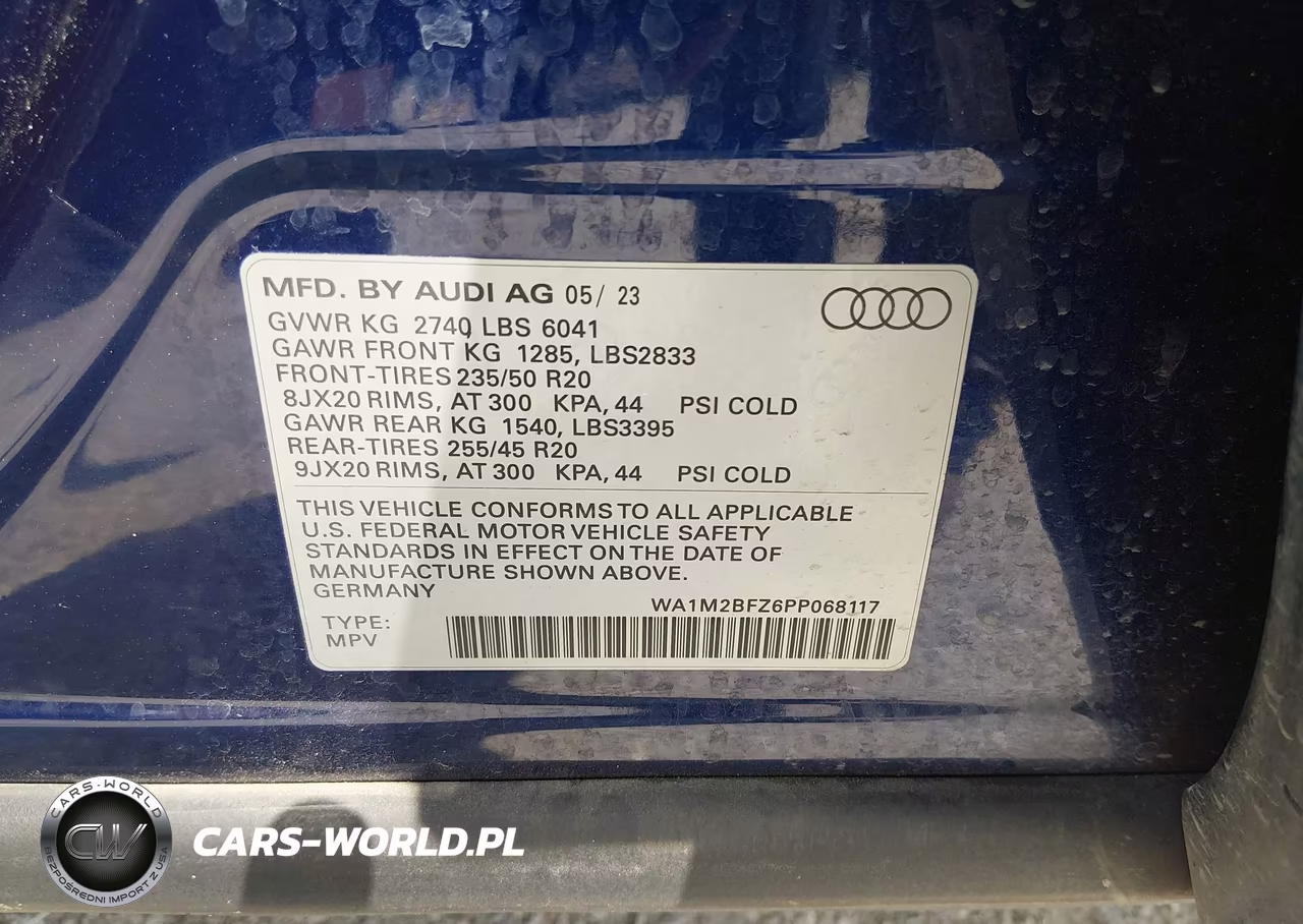 2023 Audi Q4 E-Tron Prestige 50 Quattro VIN:WA1M2BFZ6PP068117 - 9