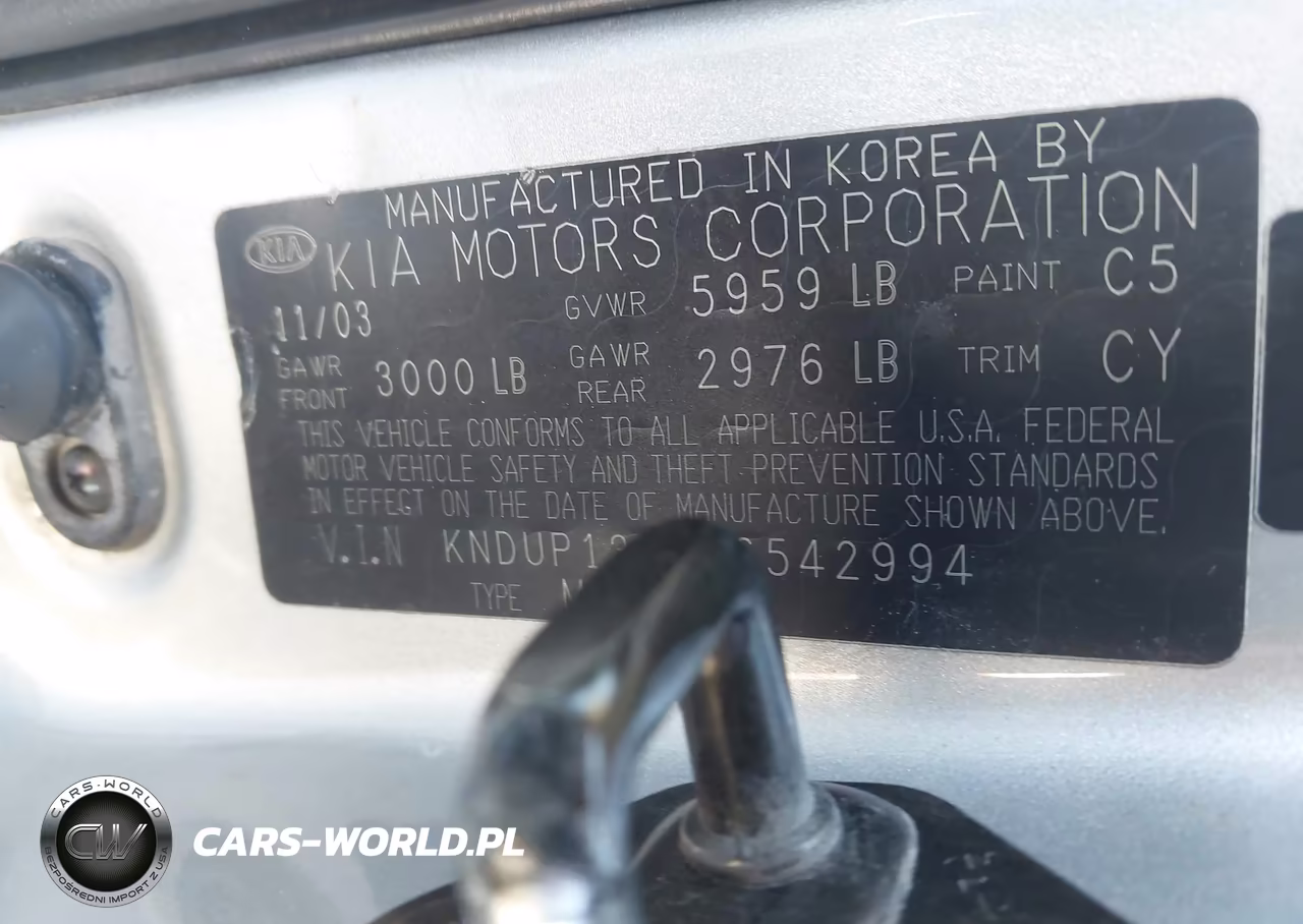 2004 Kia Sedona Ex-Lx VIN:KNDUP131346542994 - 9