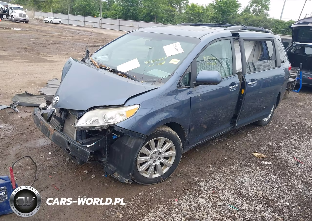 2013 Toyota Sienna Xle 7 Passenger VIN:5TDDK3DC7DS065142 - 2