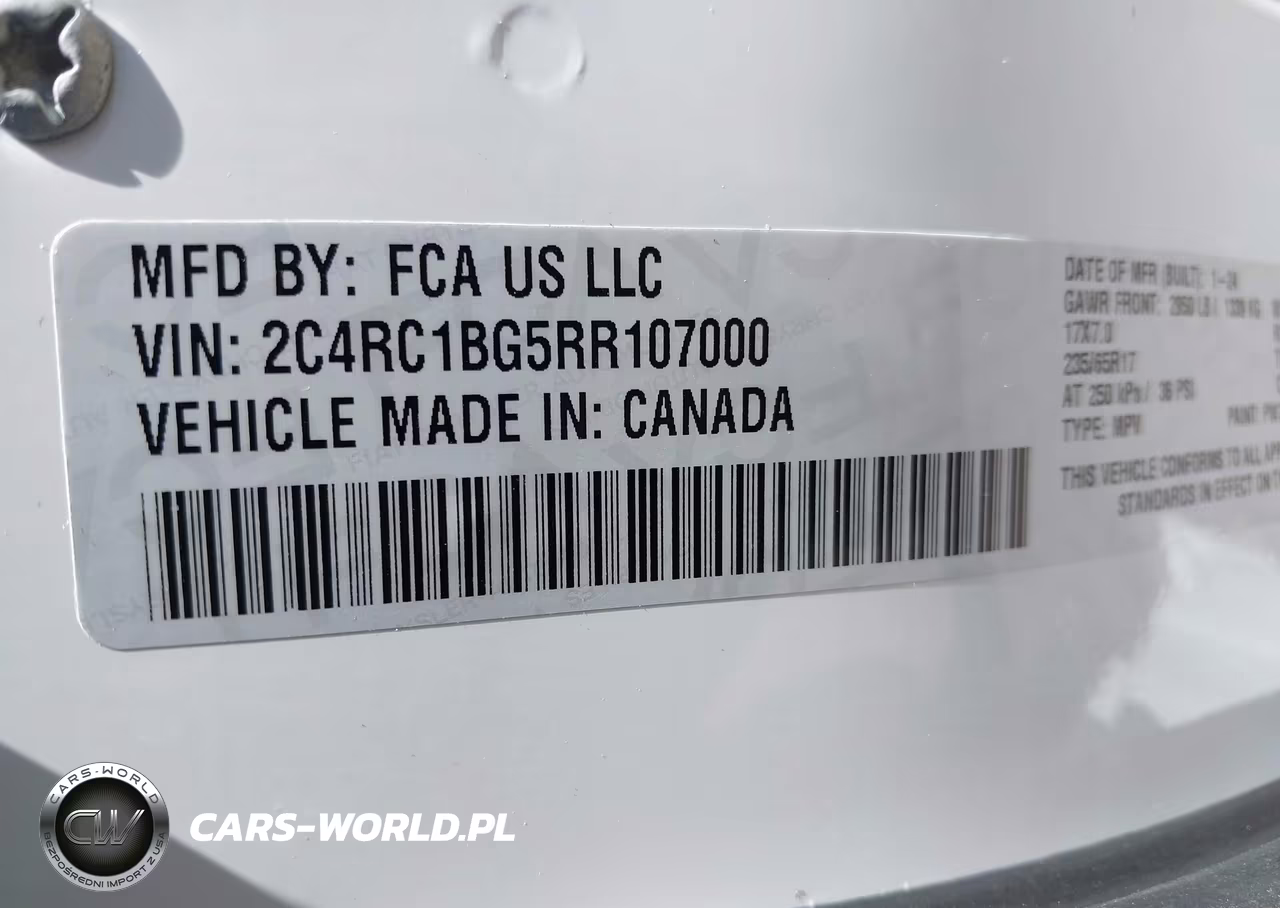 2024 Chrysler Pacifica Touring L VIN:2C4RC1BG5RR107000 - 9