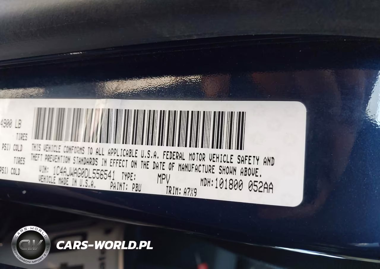 2013 Jeep Wrangler Sport VIN:1C4AJWAG0DL556541 - 9