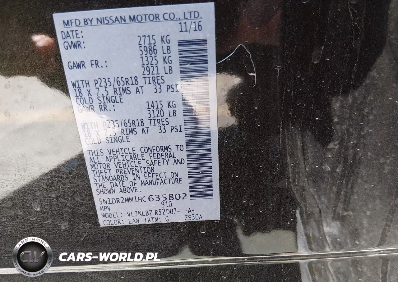 2017 Nissan Pathfinder S VIN:5N1DR2MM1HC635802 - 9